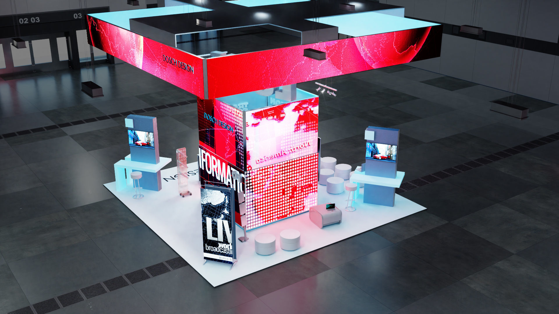 DOSCH 3D - Trade Show Exhibition V2 3D model_9