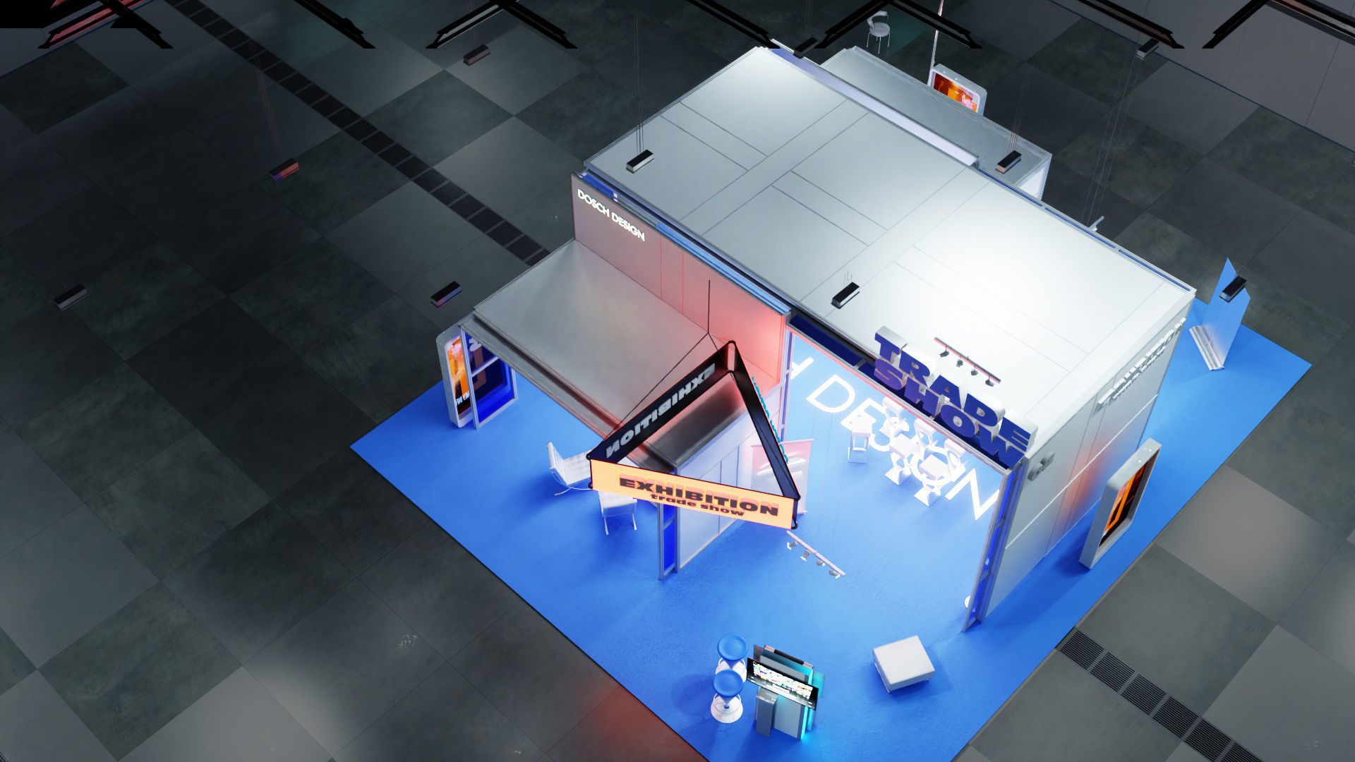 DOSCH 3D - Trade Show Exhibition V2 3D model_40