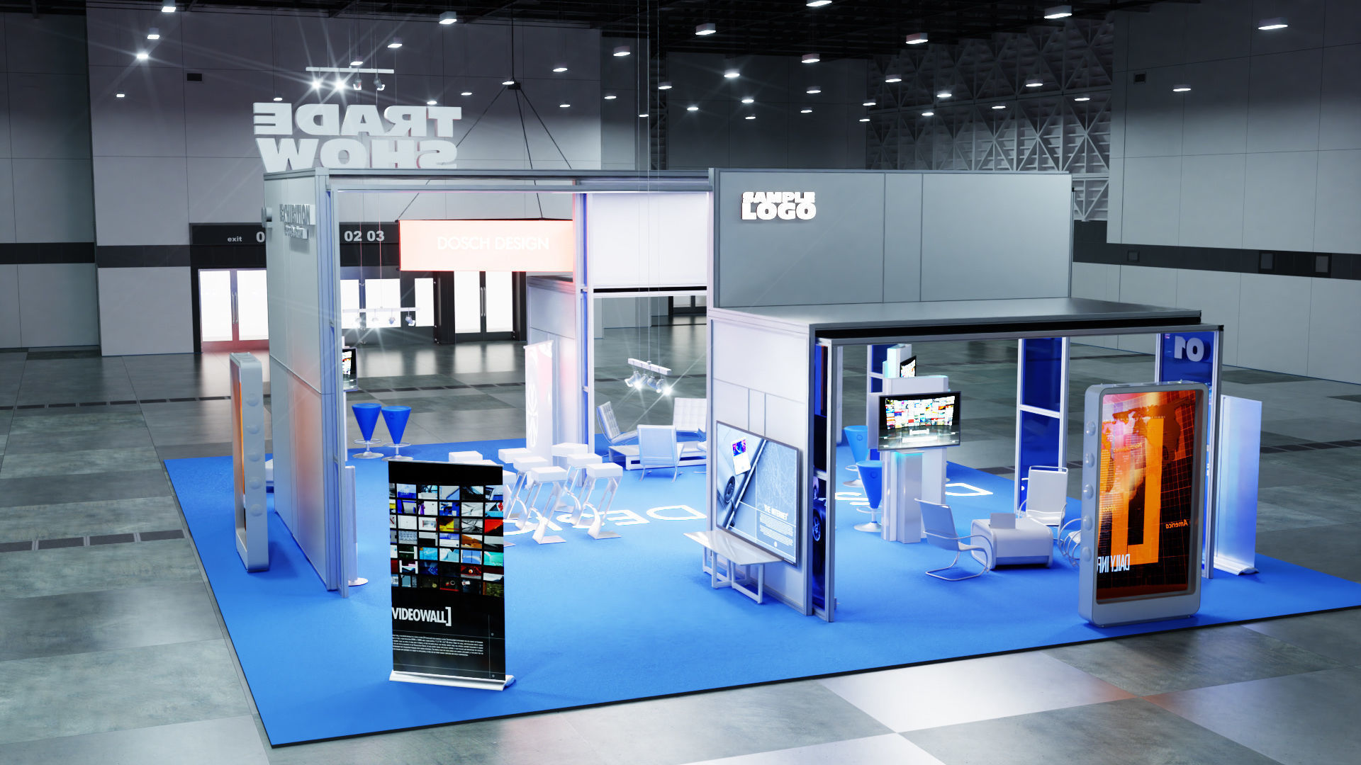 DOSCH 3D - Trade Show Exhibition V2 3D model_41