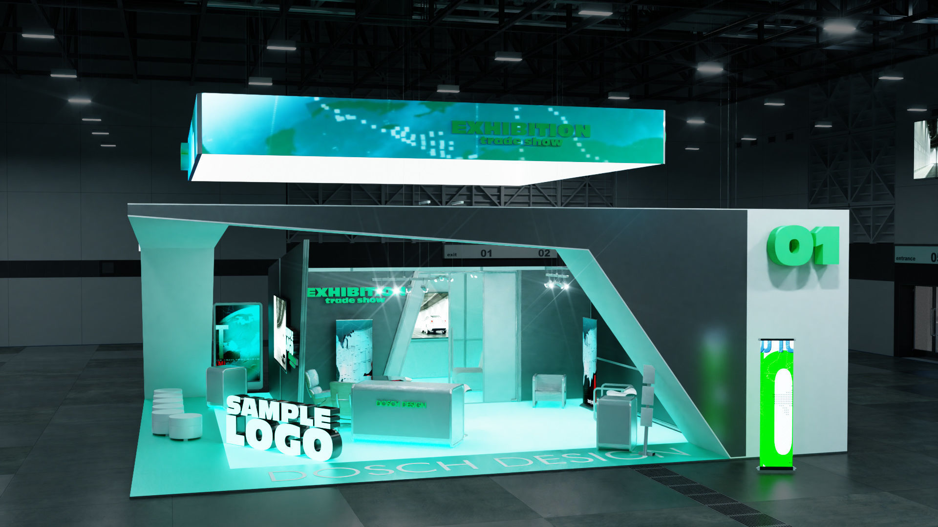 DOSCH 3D - Trade Show Exhibition V2 3D model_13
