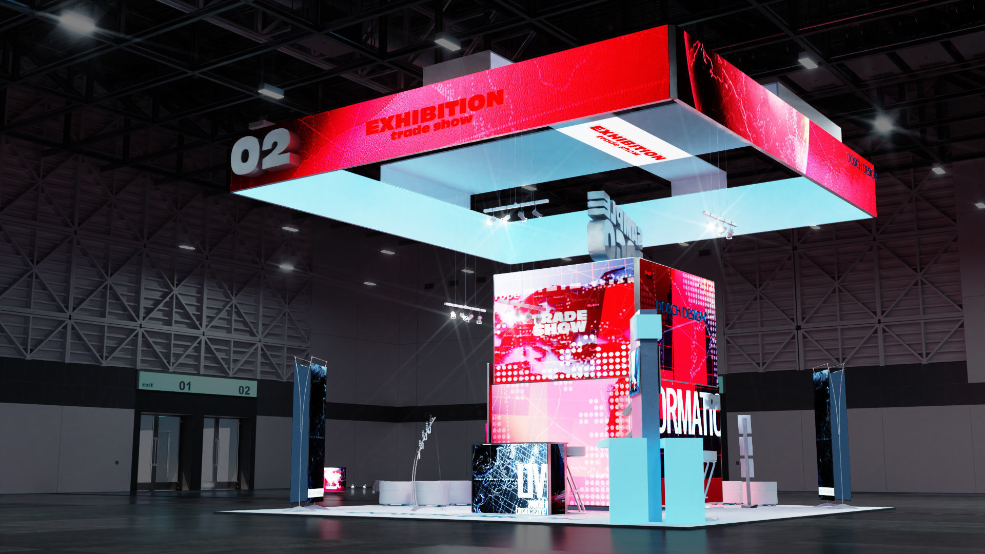 DOSCH 3D - Trade Show Exhibition V2 3D model_10