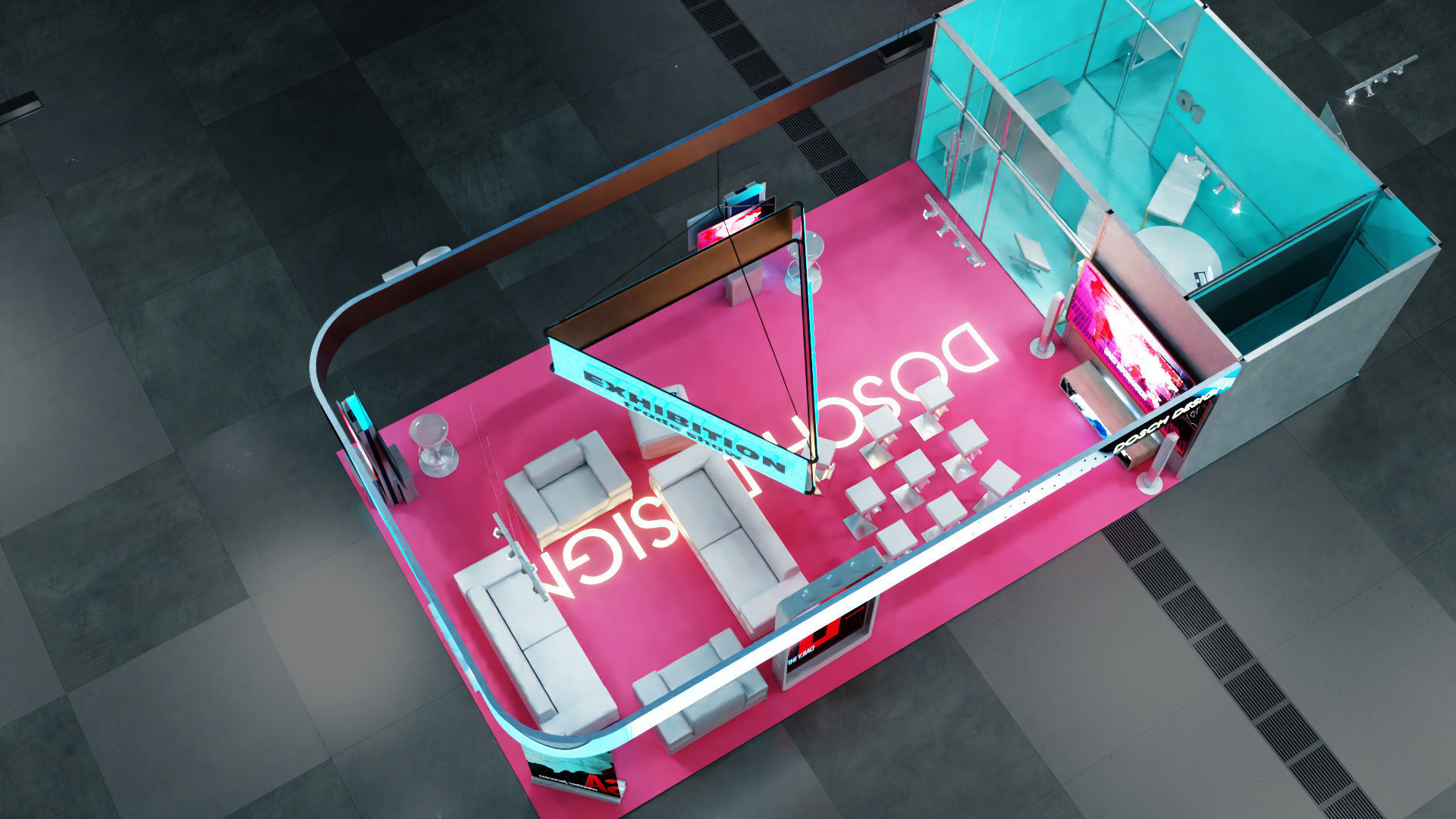 DOSCH 3D - Trade Show Exhibition V2 3D model_3