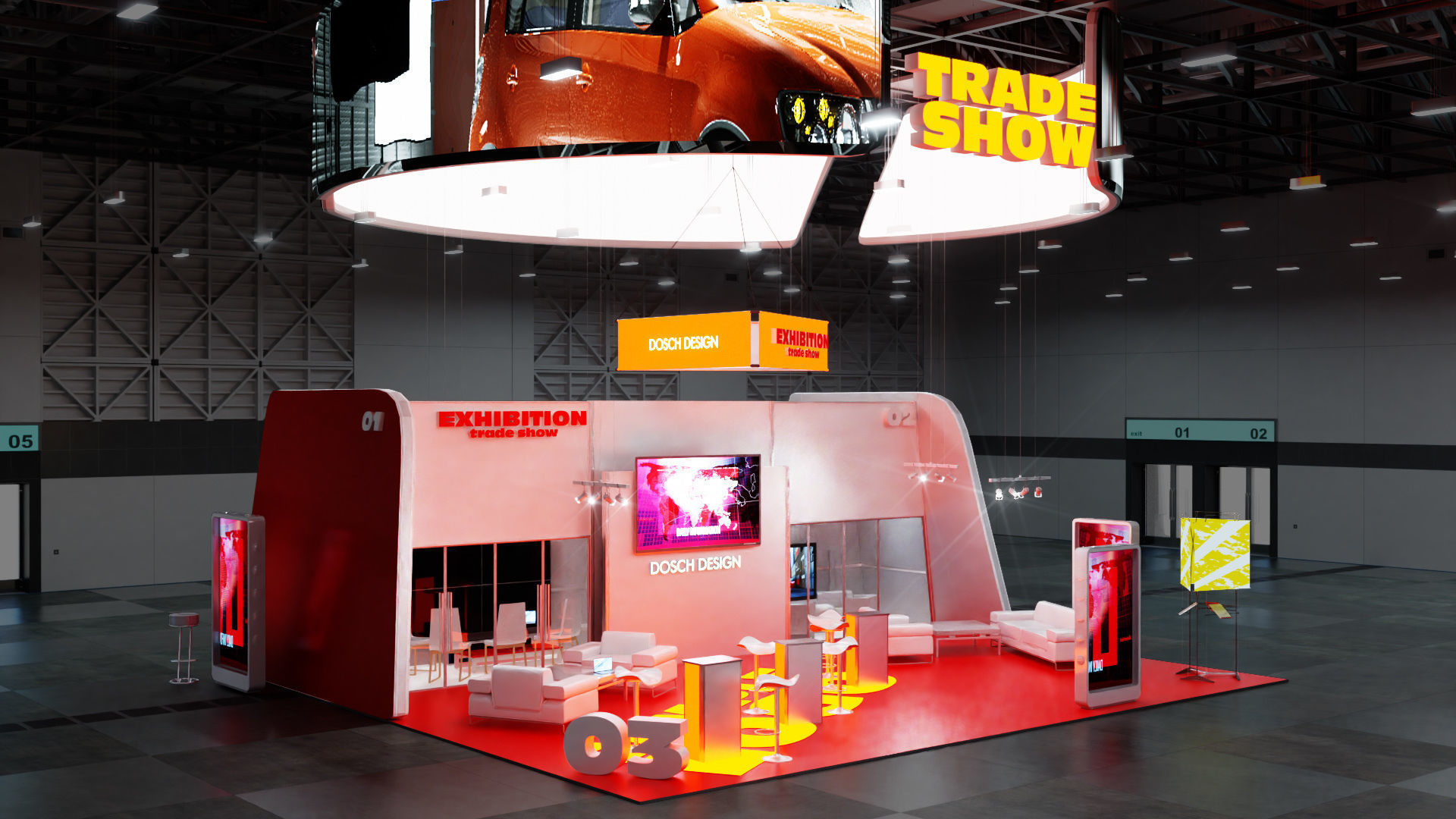 DOSCH 3D - Trade Show Exhibition V2 3D model_27