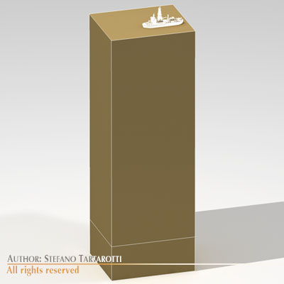 Lower marine riser package cap 3D model_2