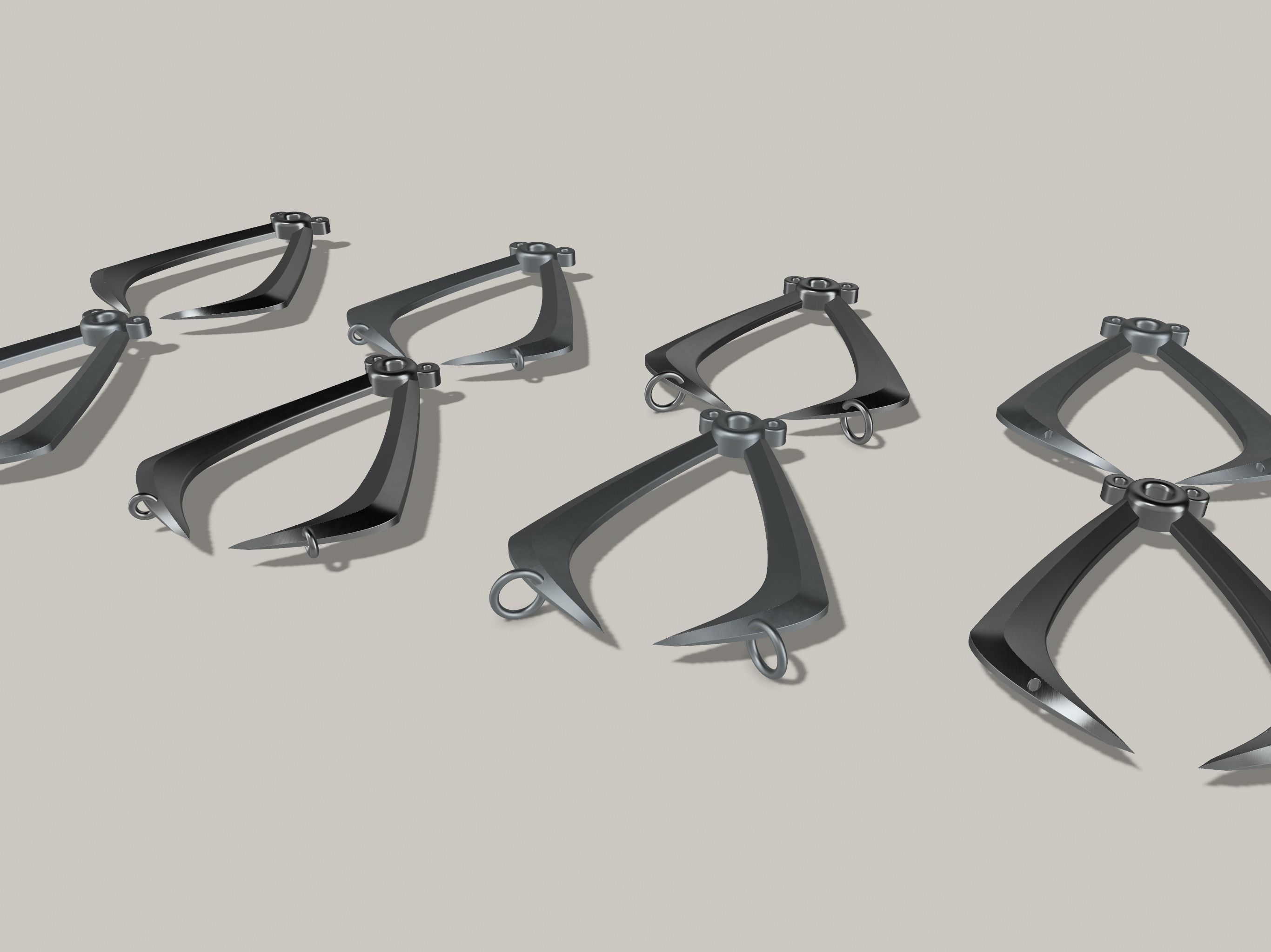 THE WOLFS VAMBRACE EMBLEM ASSASSINS CREED LOGO CONNORS GAUNTLET 3D print model_5