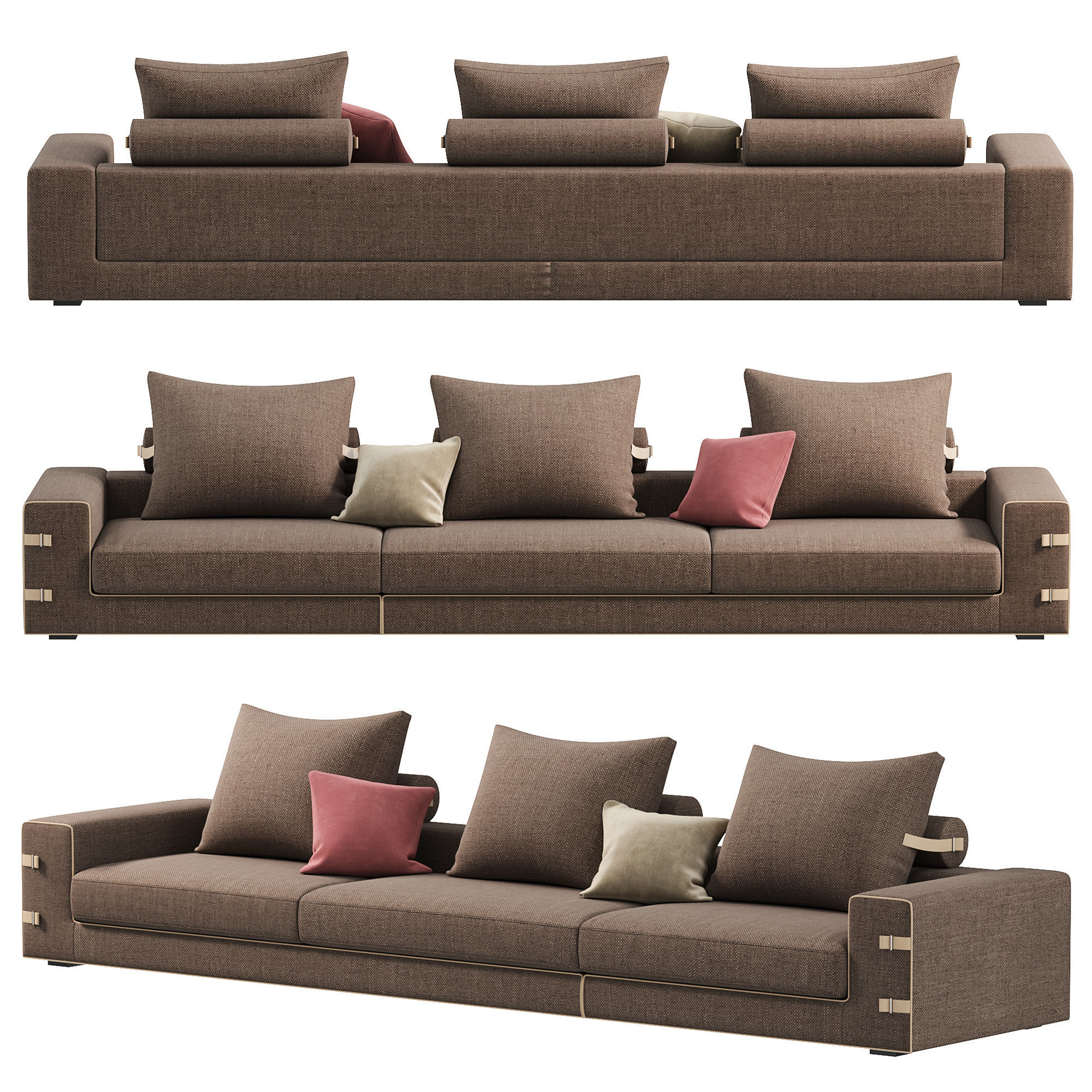 Gregory Sofa By Gamma  3D model_1