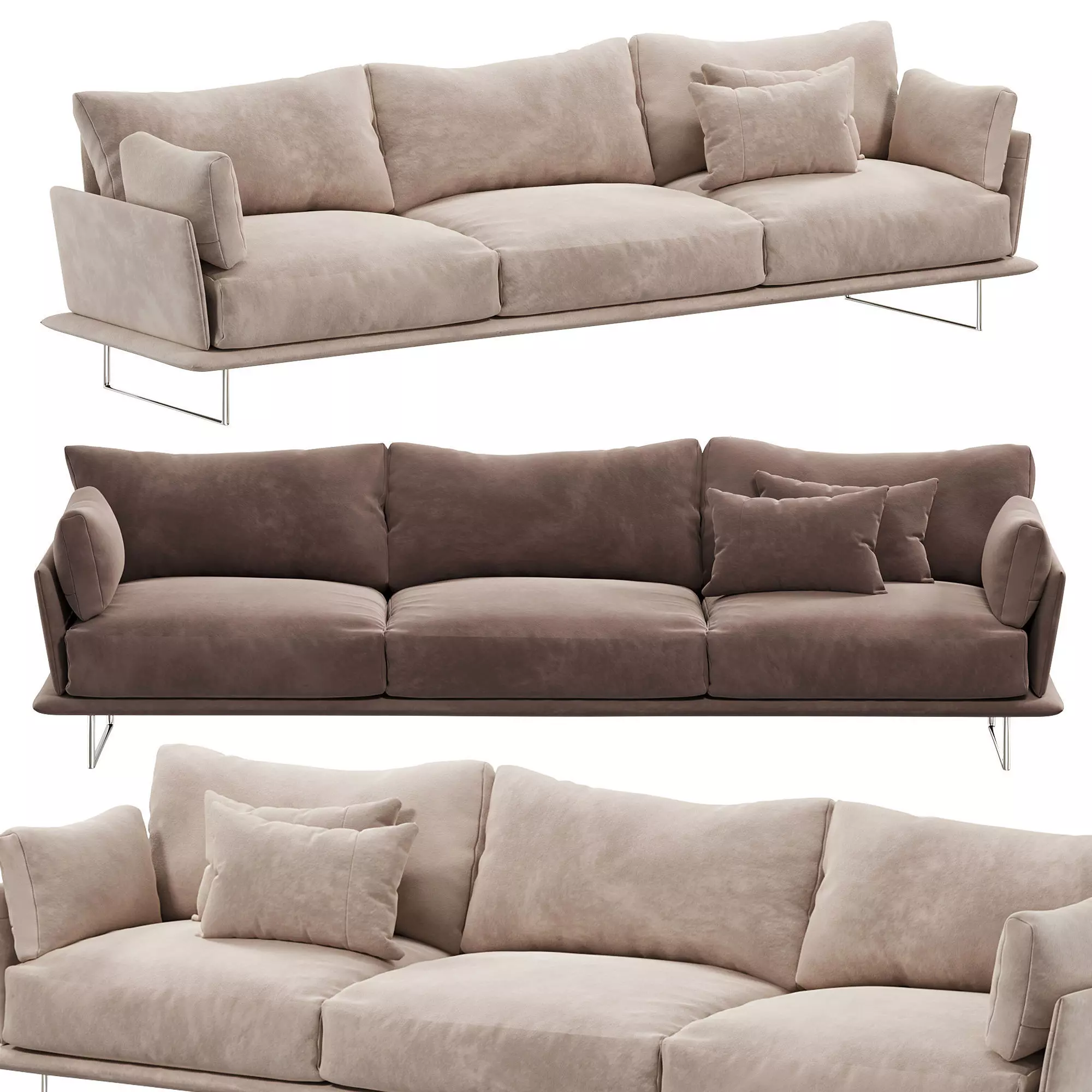 VESSEL sofa by Gamma 3D model_0