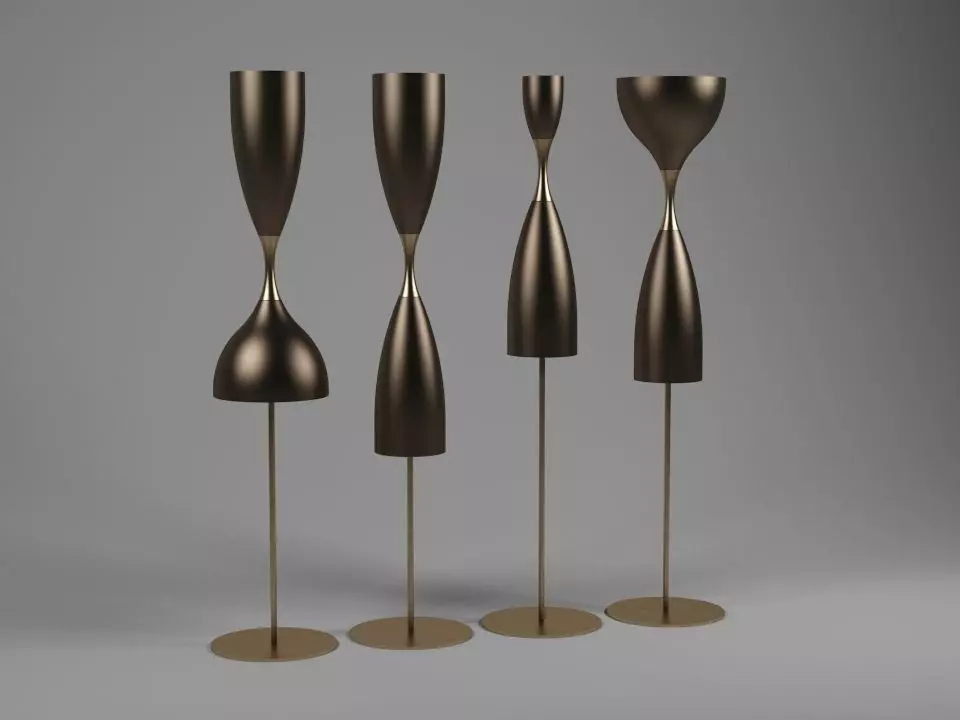 Zonca Manichini floor lamps 3D model_0