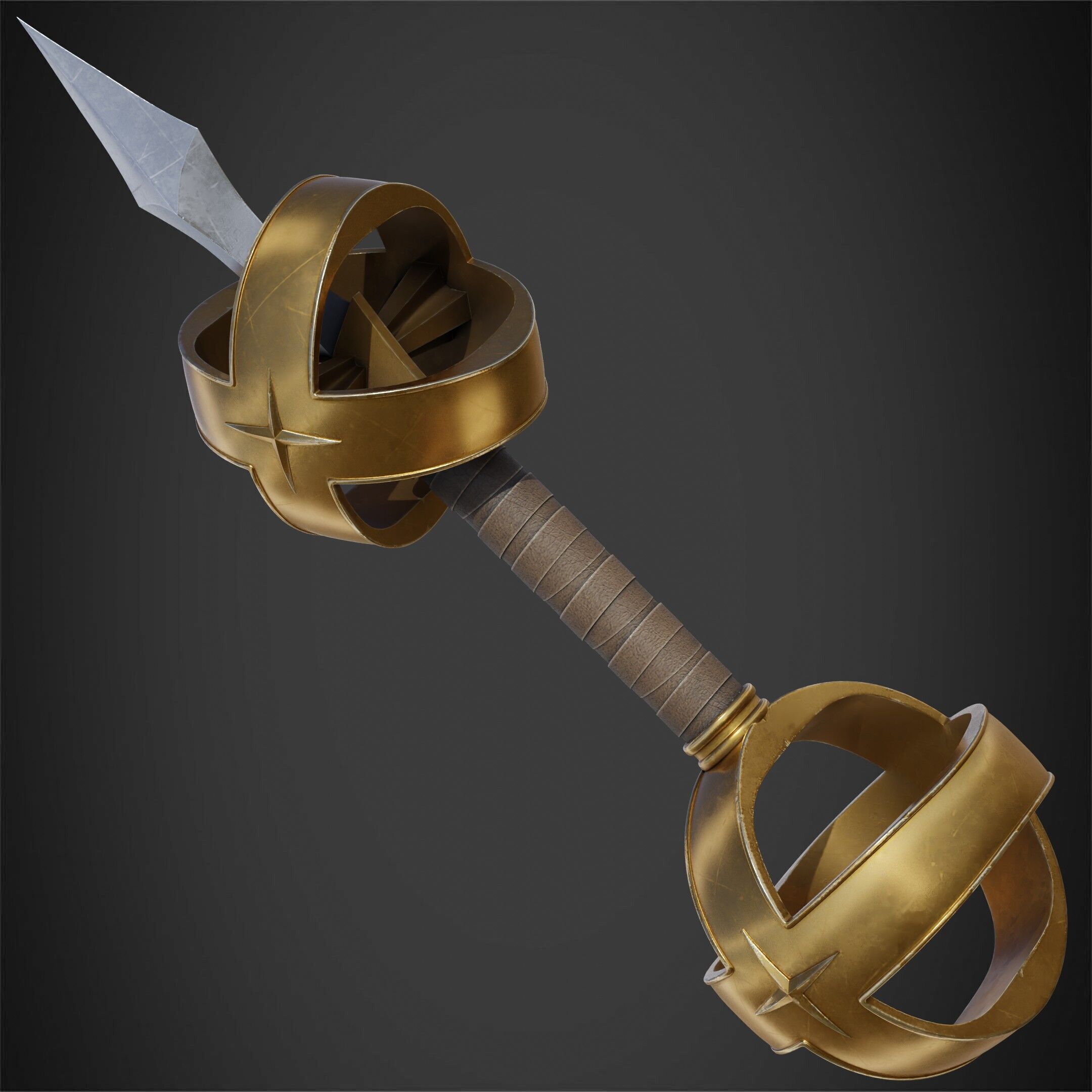 Kamutoke Sukuna Cursed Dagger for Cosplay 3D print model_4