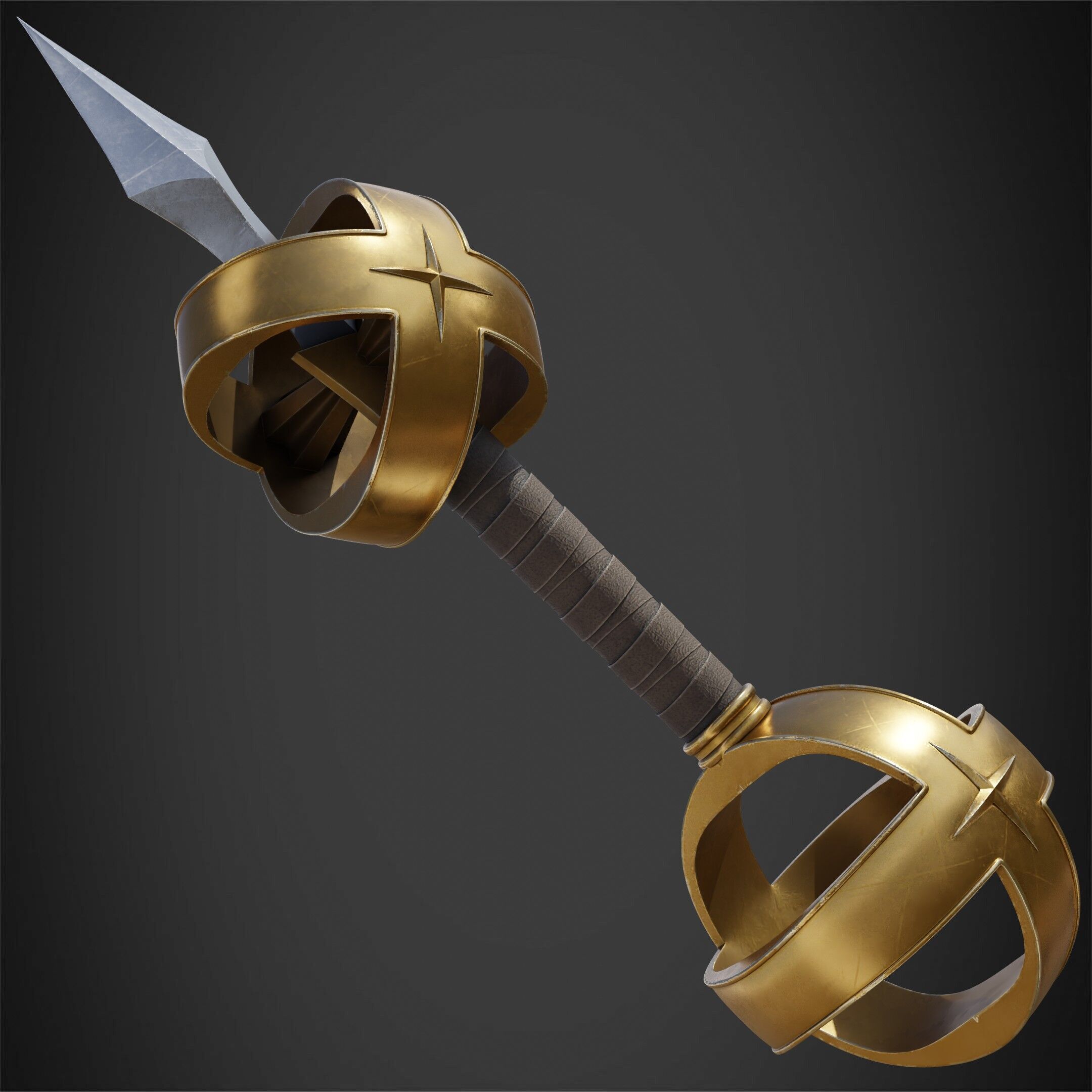 Kamutoke Sukuna Cursed Dagger for Cosplay 3D print model_10