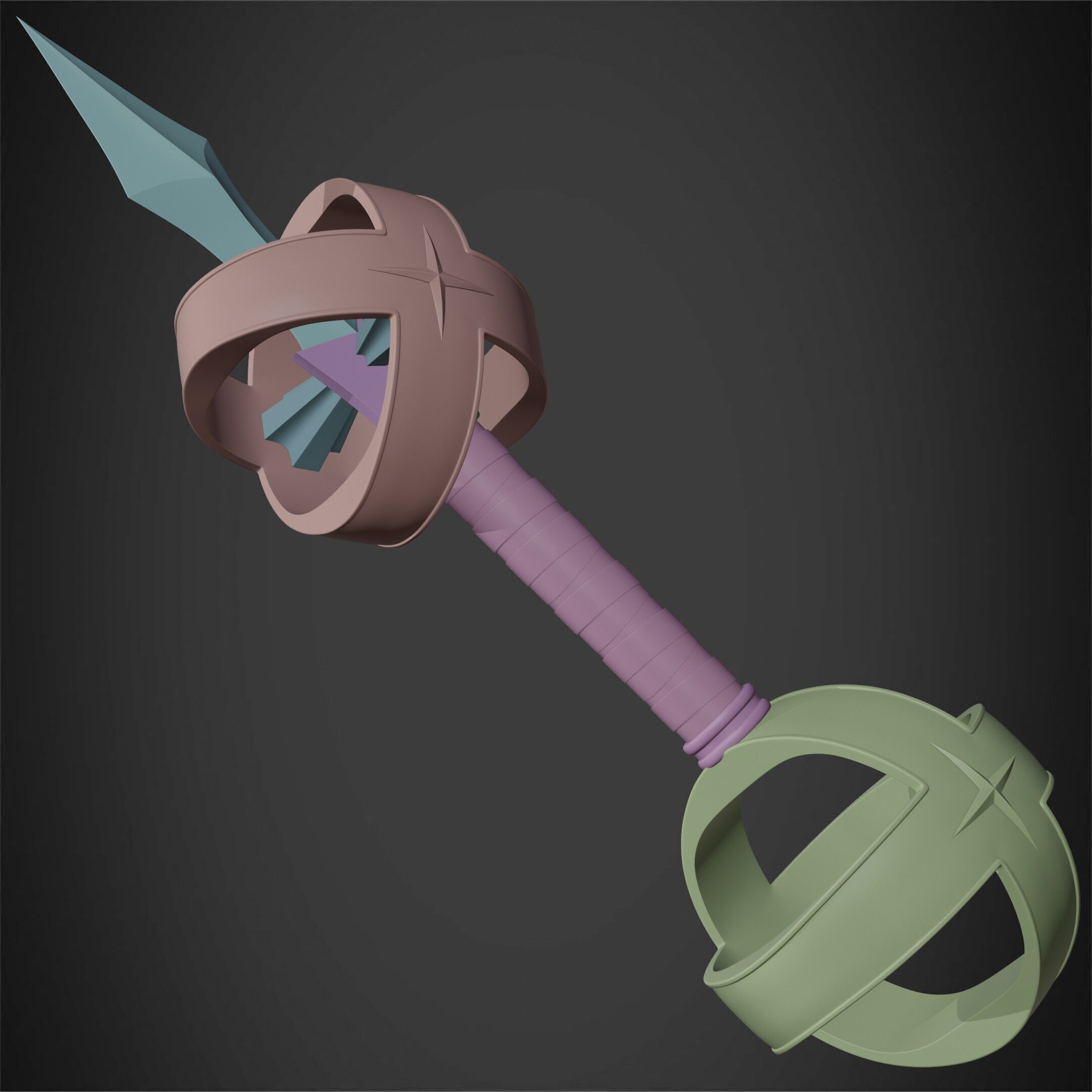 Kamutoke Sukuna Cursed Dagger for Cosplay 3D print model_21
