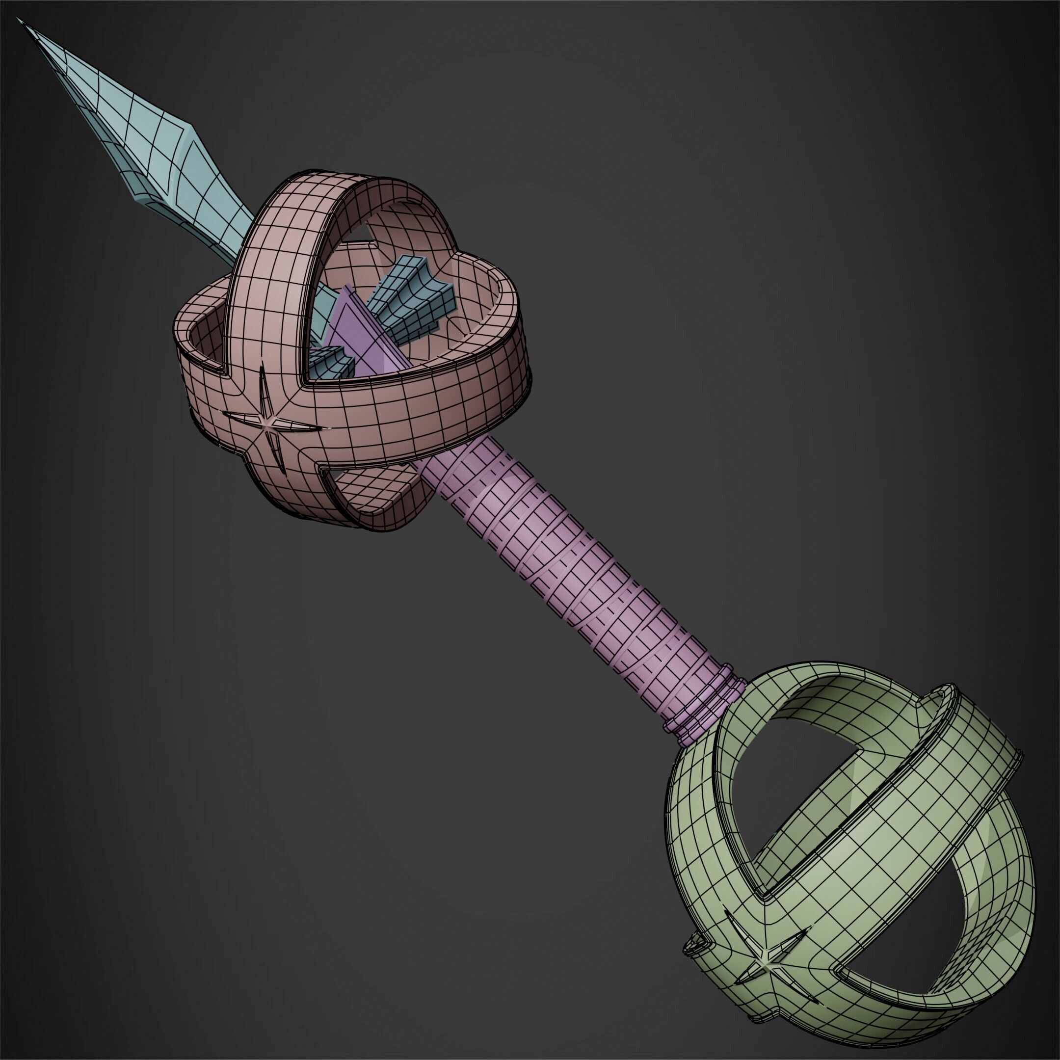 Kamutoke Sukuna Cursed Dagger for Cosplay 3D print model_18
