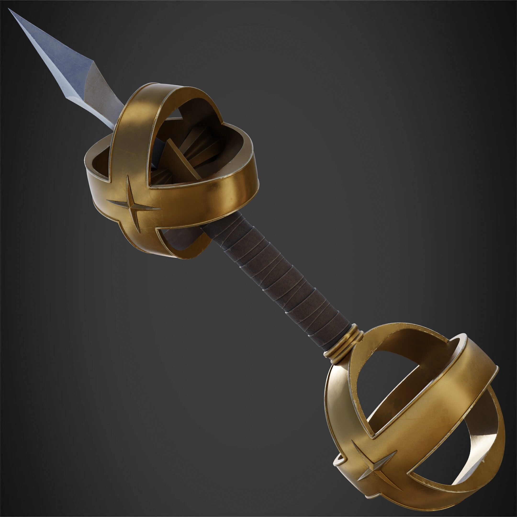 Kamutoke Sukuna Cursed Dagger for Cosplay 3D print model_8