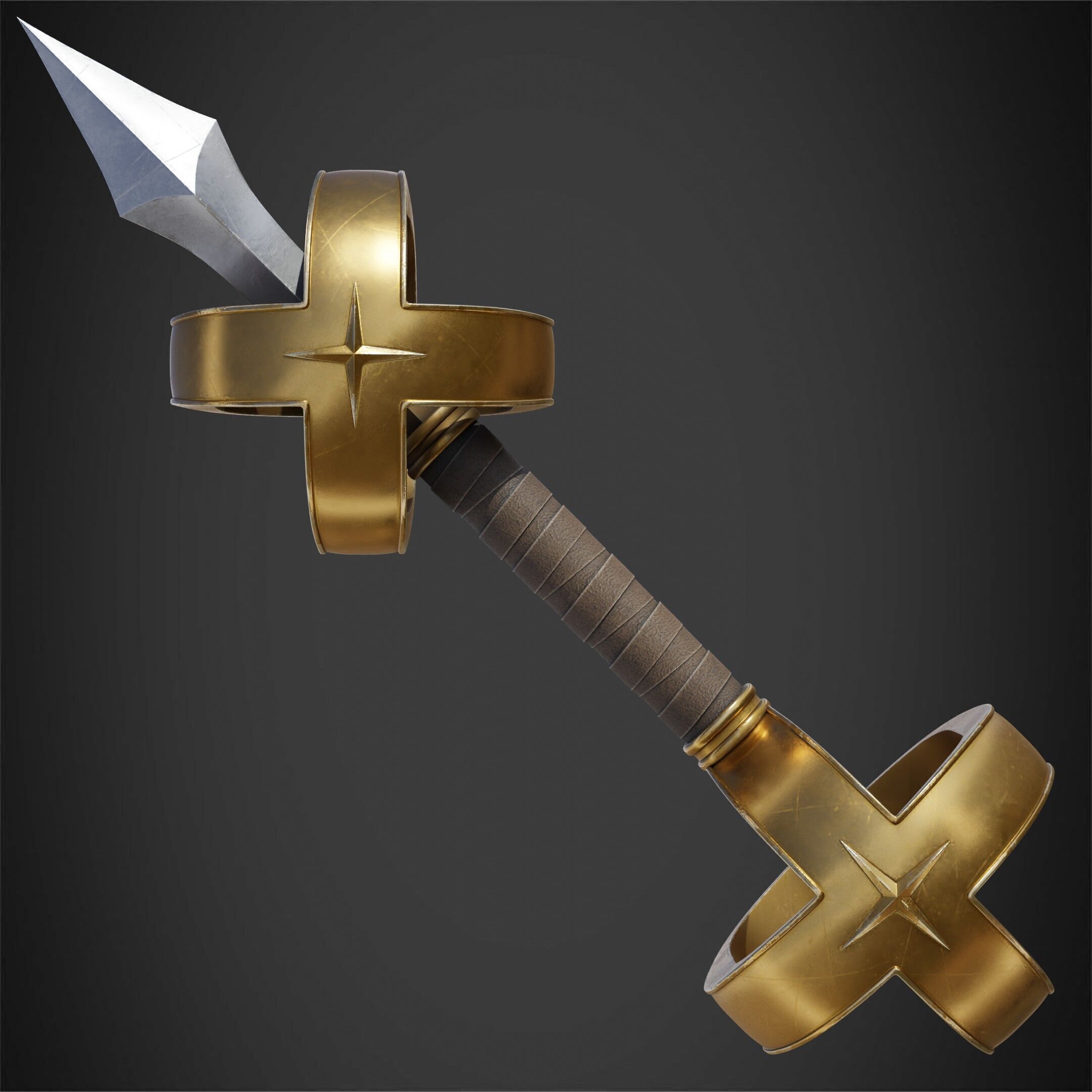 Kamutoke Sukuna Cursed Dagger for Cosplay 3D print model_3