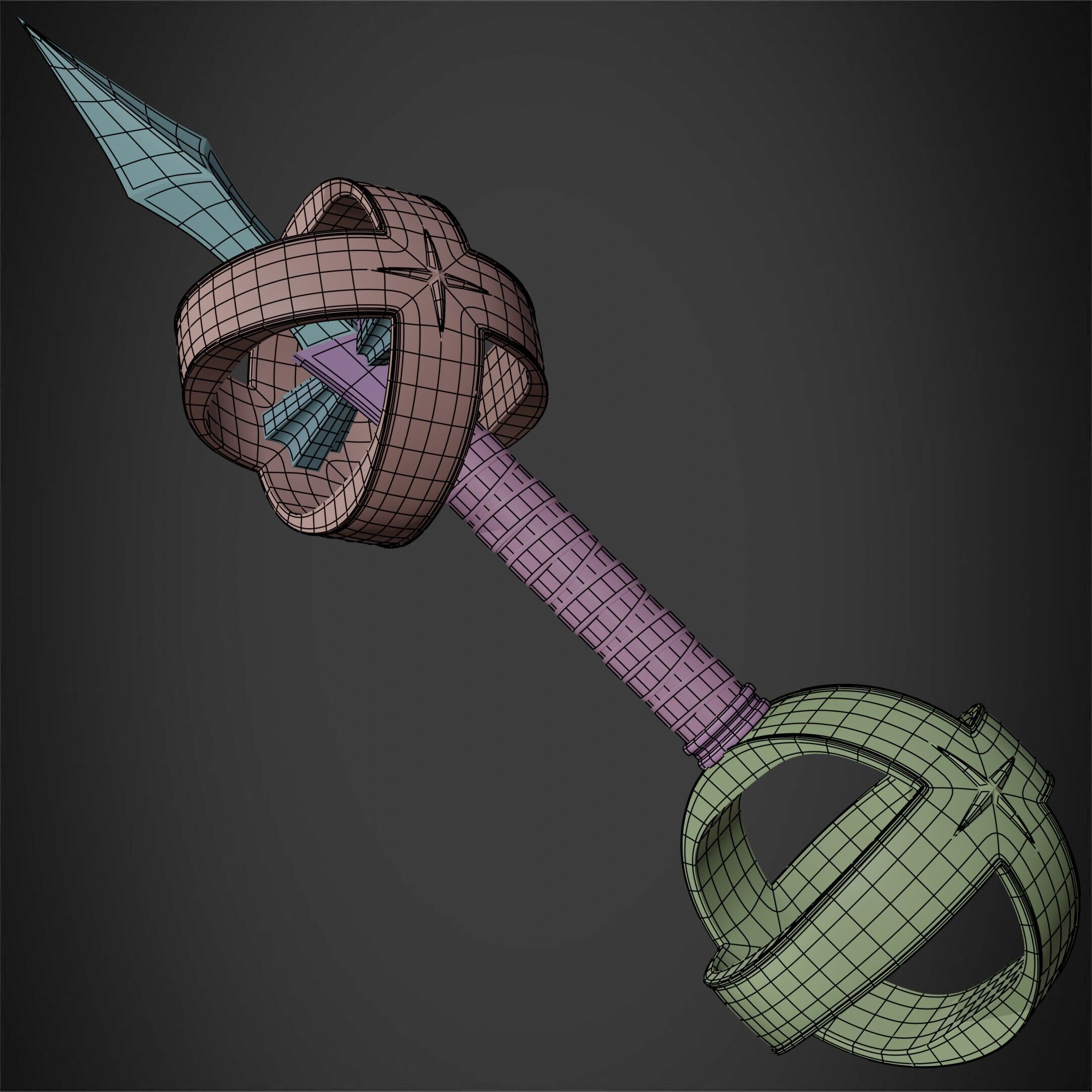 Kamutoke Sukuna Cursed Dagger for Cosplay 3D print model_22