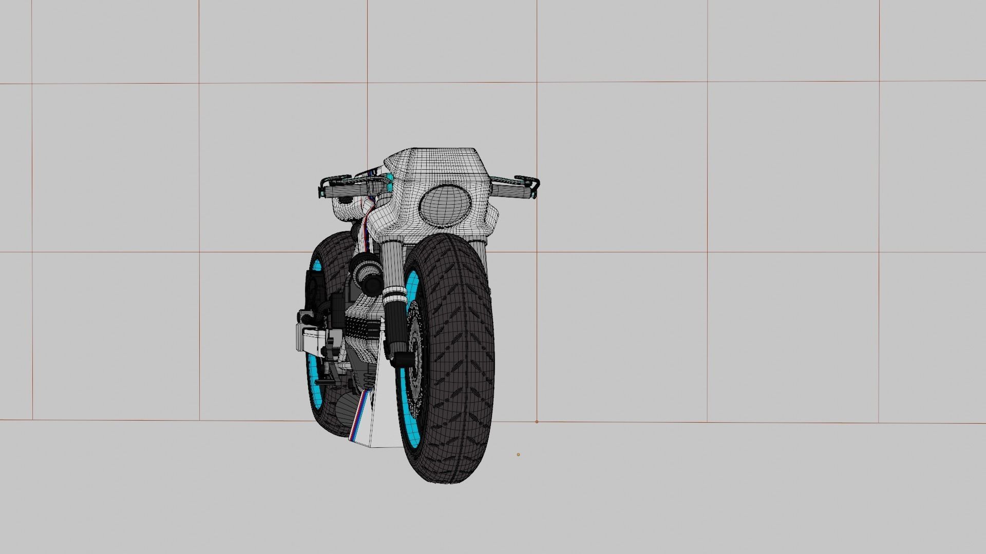 Sci-fi Bike concept 3D model_86