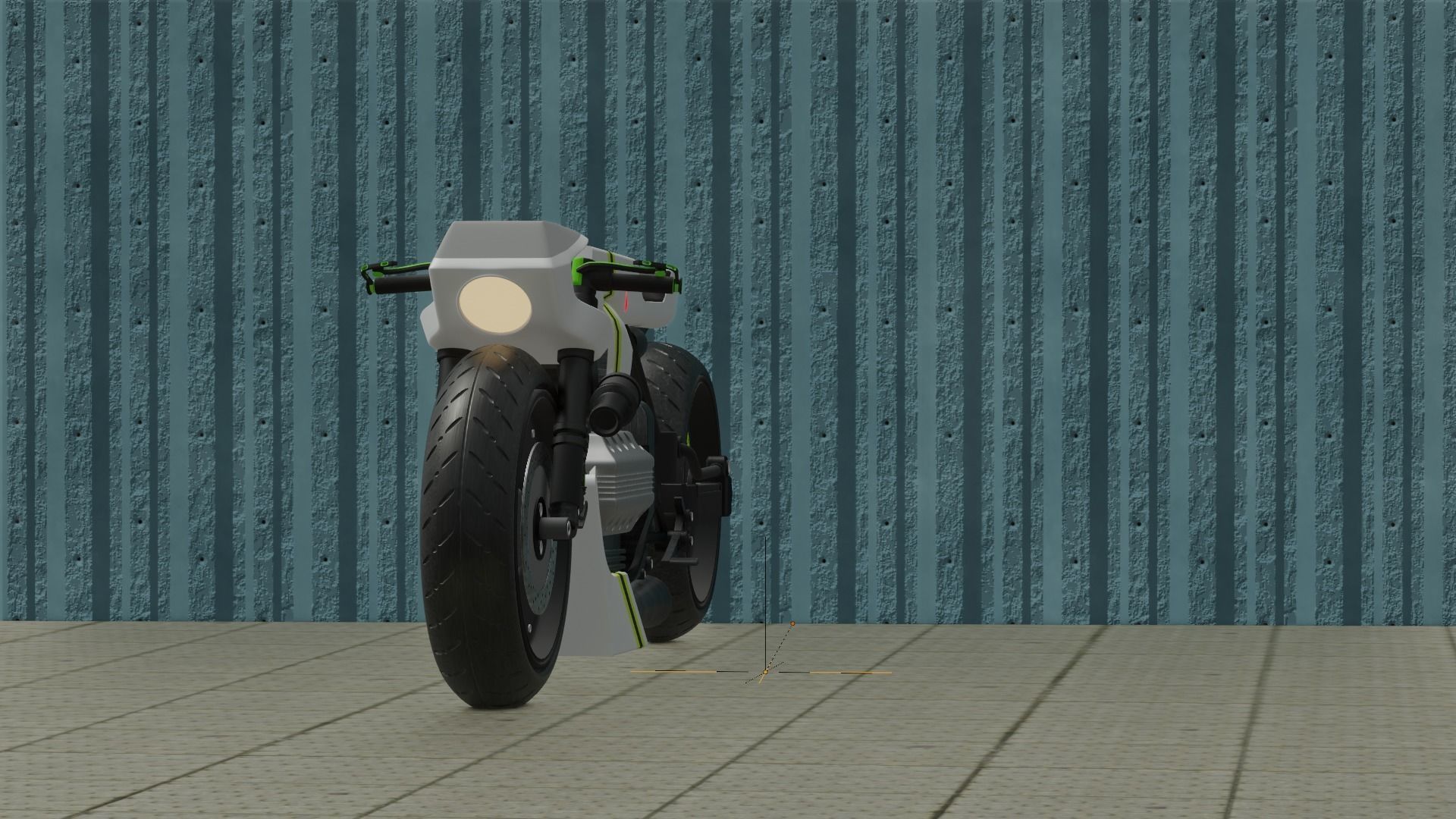 Sci-fi Bike concept 3D model_45