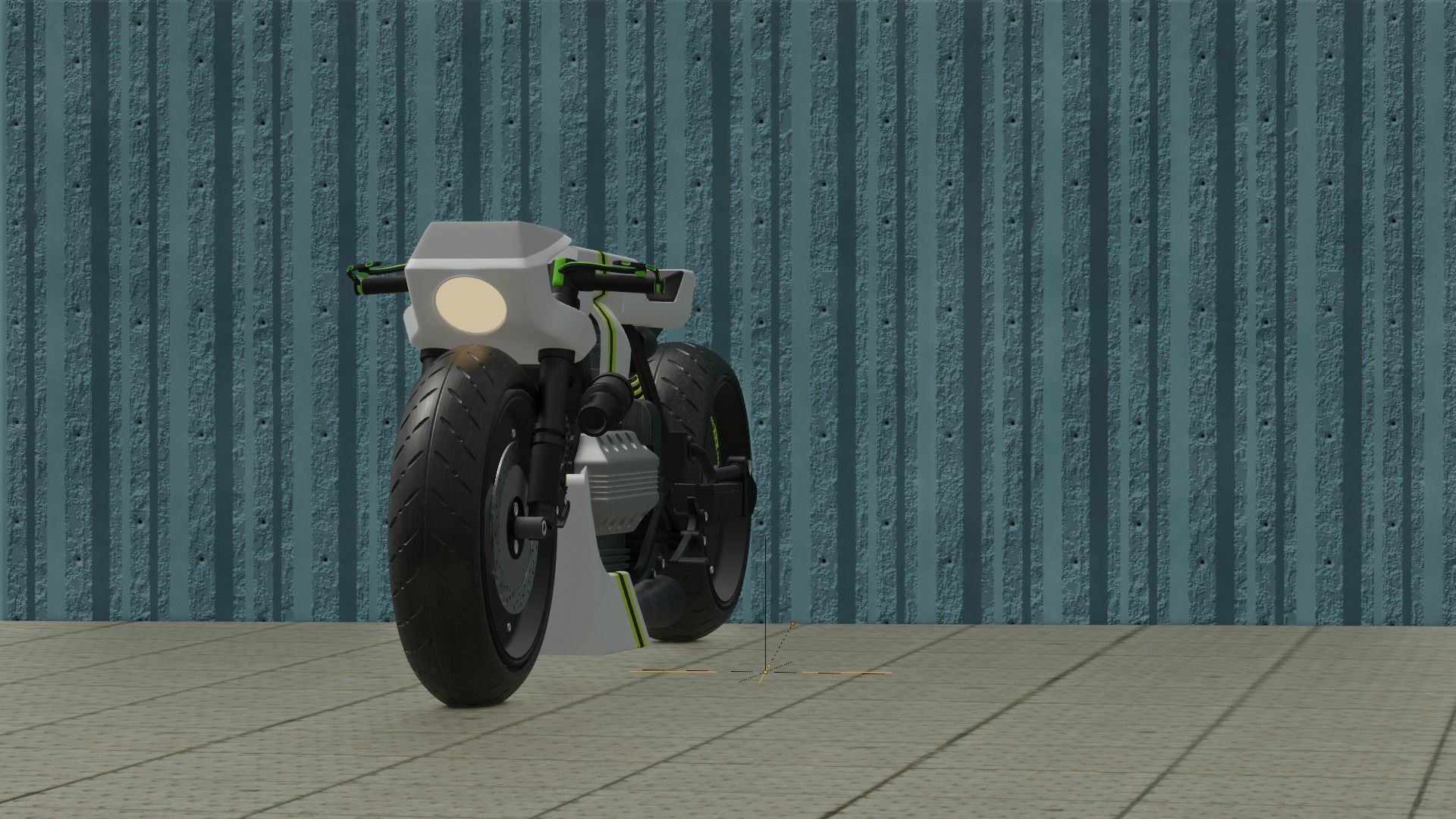 Sci-fi Bike concept 3D model_48