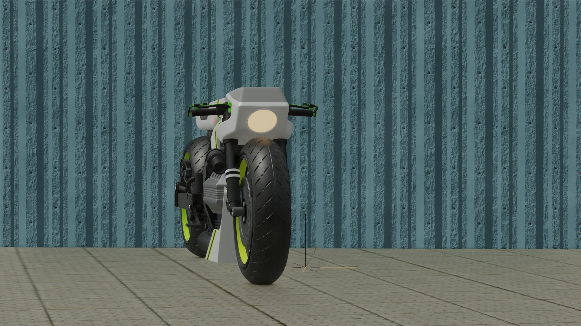 Sci-fi Bike concept 3D model_38