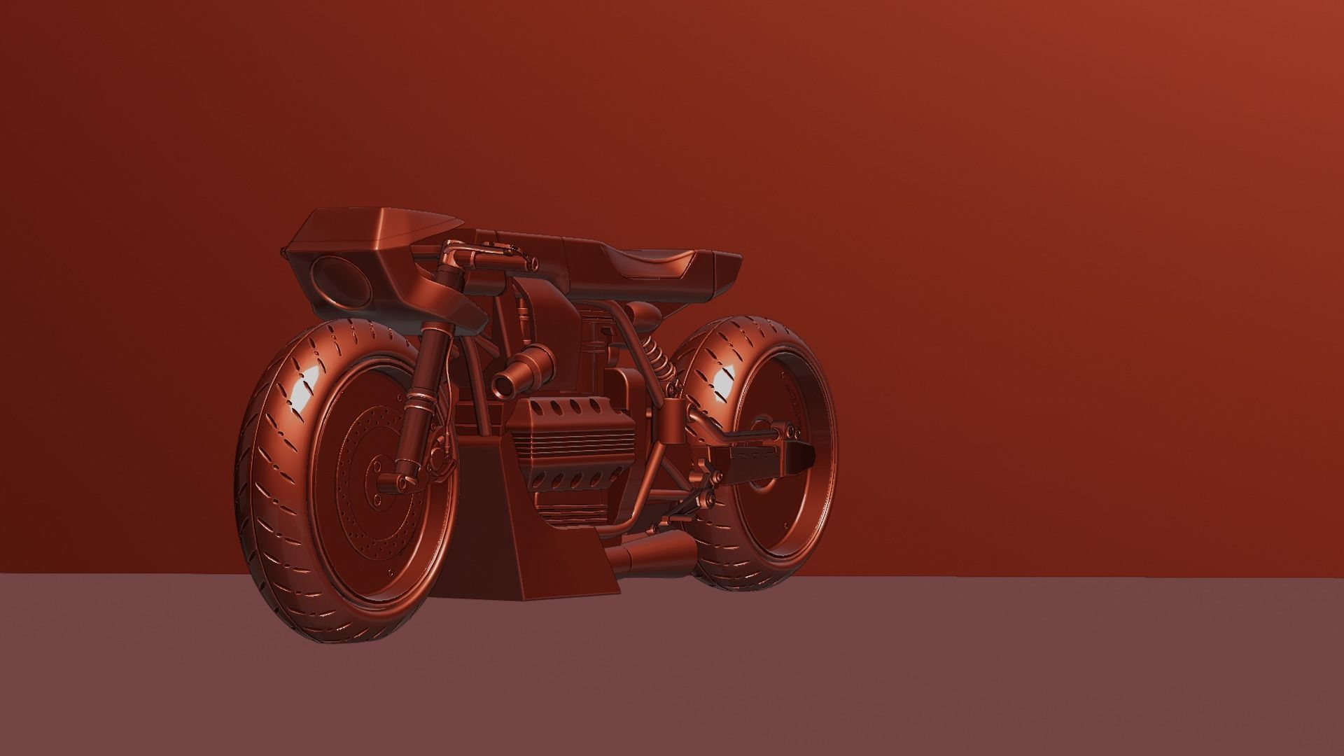 Sci-fi Bike concept 3D model_80