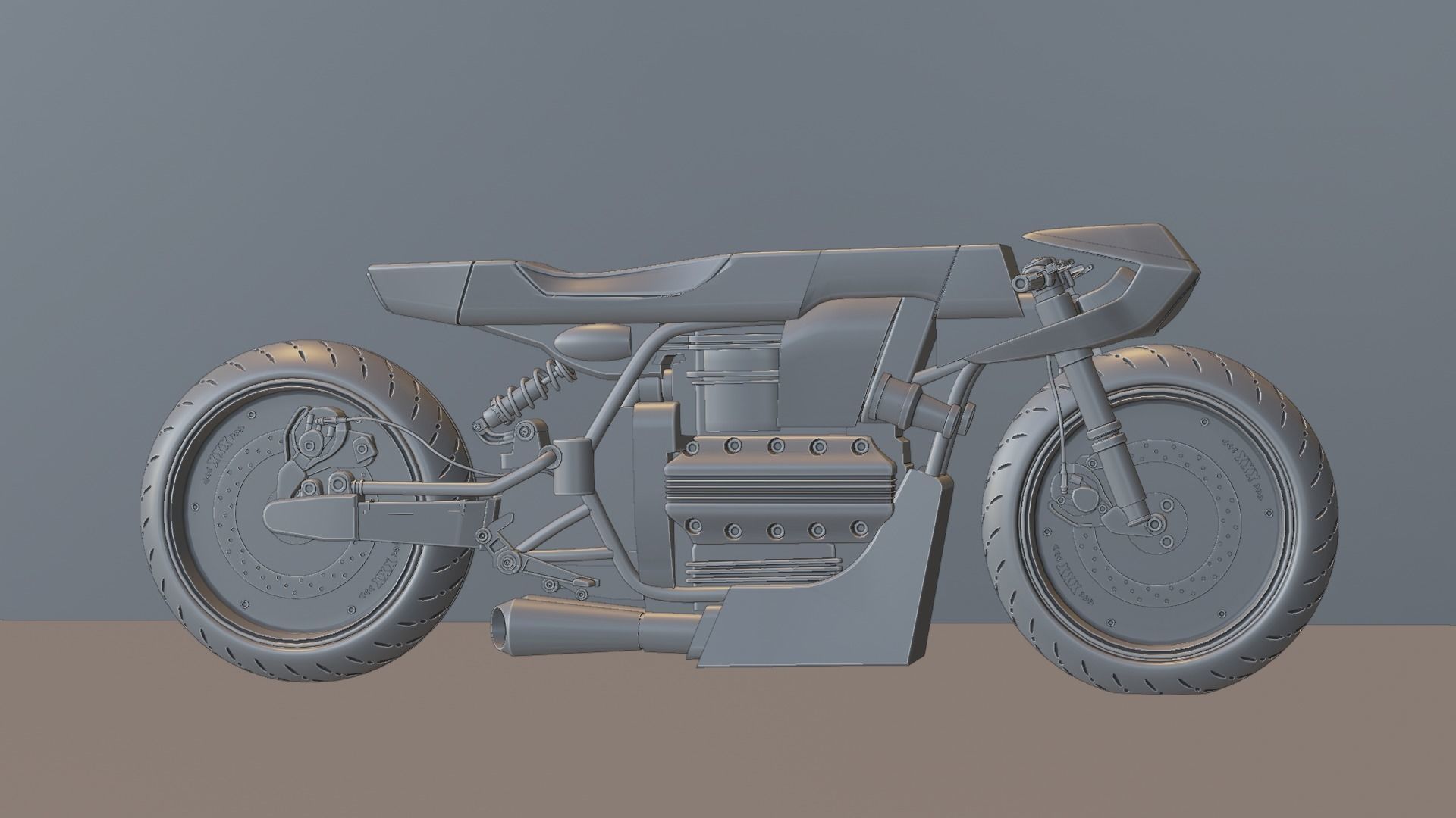 Sci-fi Bike concept 3D model_76