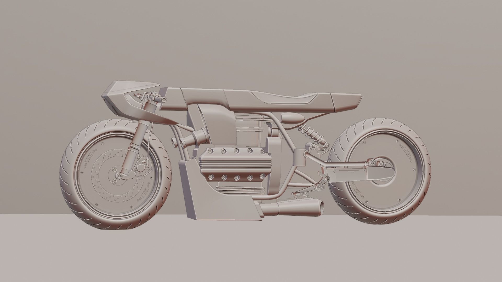 Sci-fi Bike concept 3D model_68