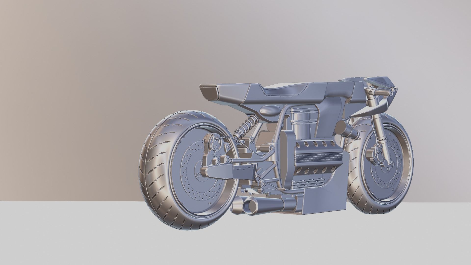 Sci-fi Bike concept 3D model_53