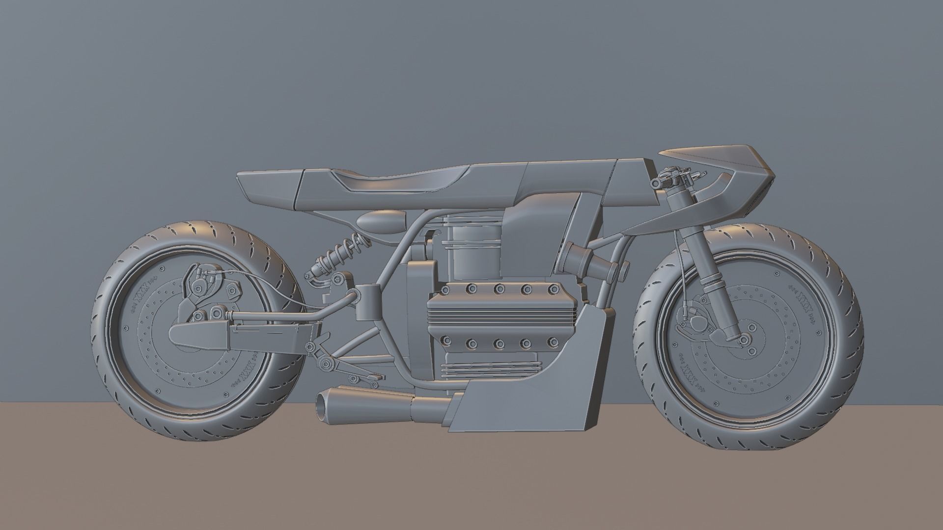 Sci-fi Bike concept 3D model_72