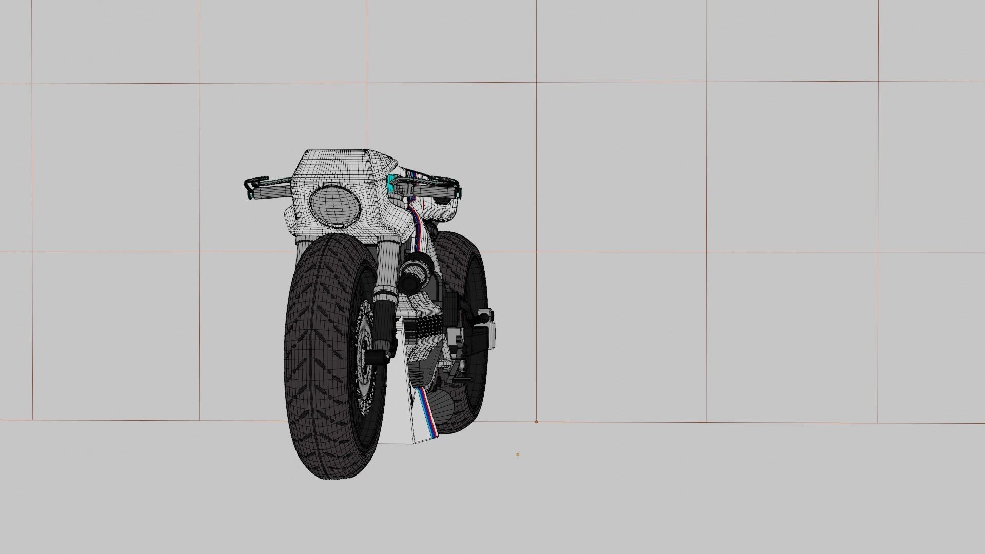 Sci-fi Bike concept 3D model_93