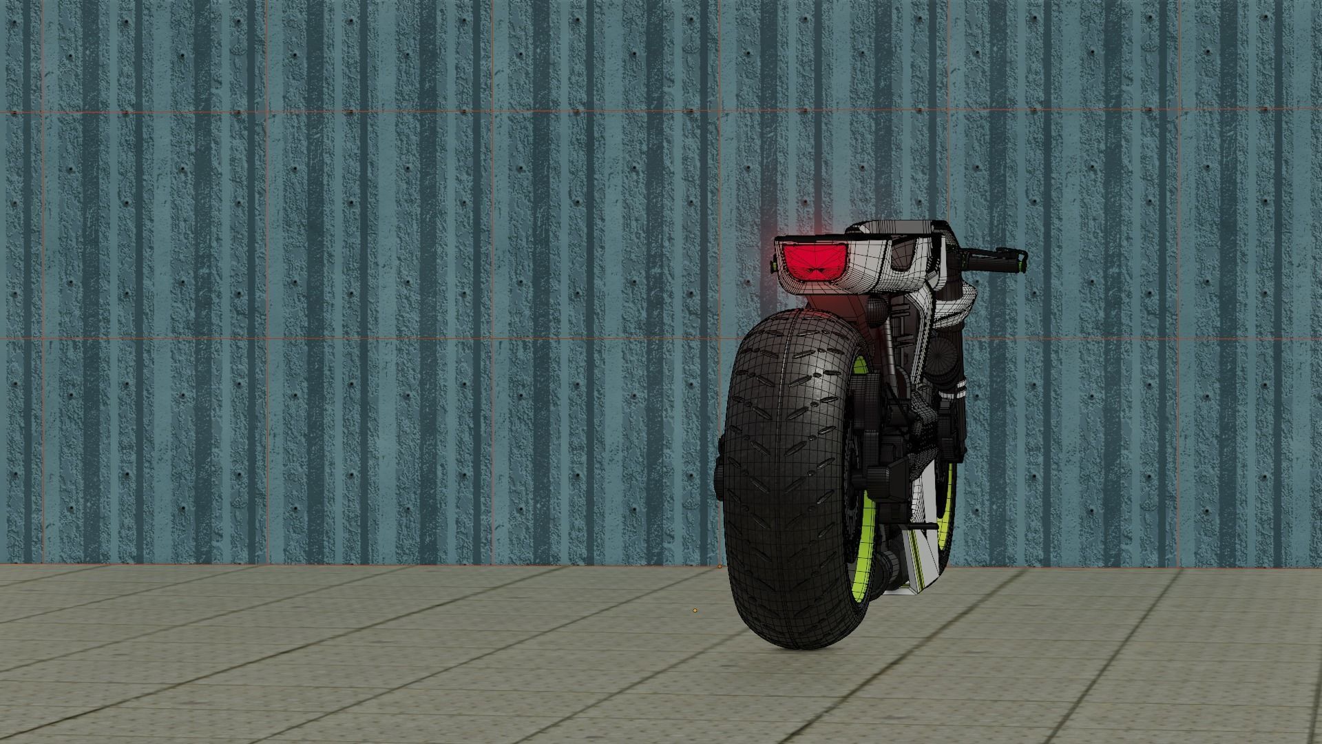 Sci-fi Bike concept 3D model_102