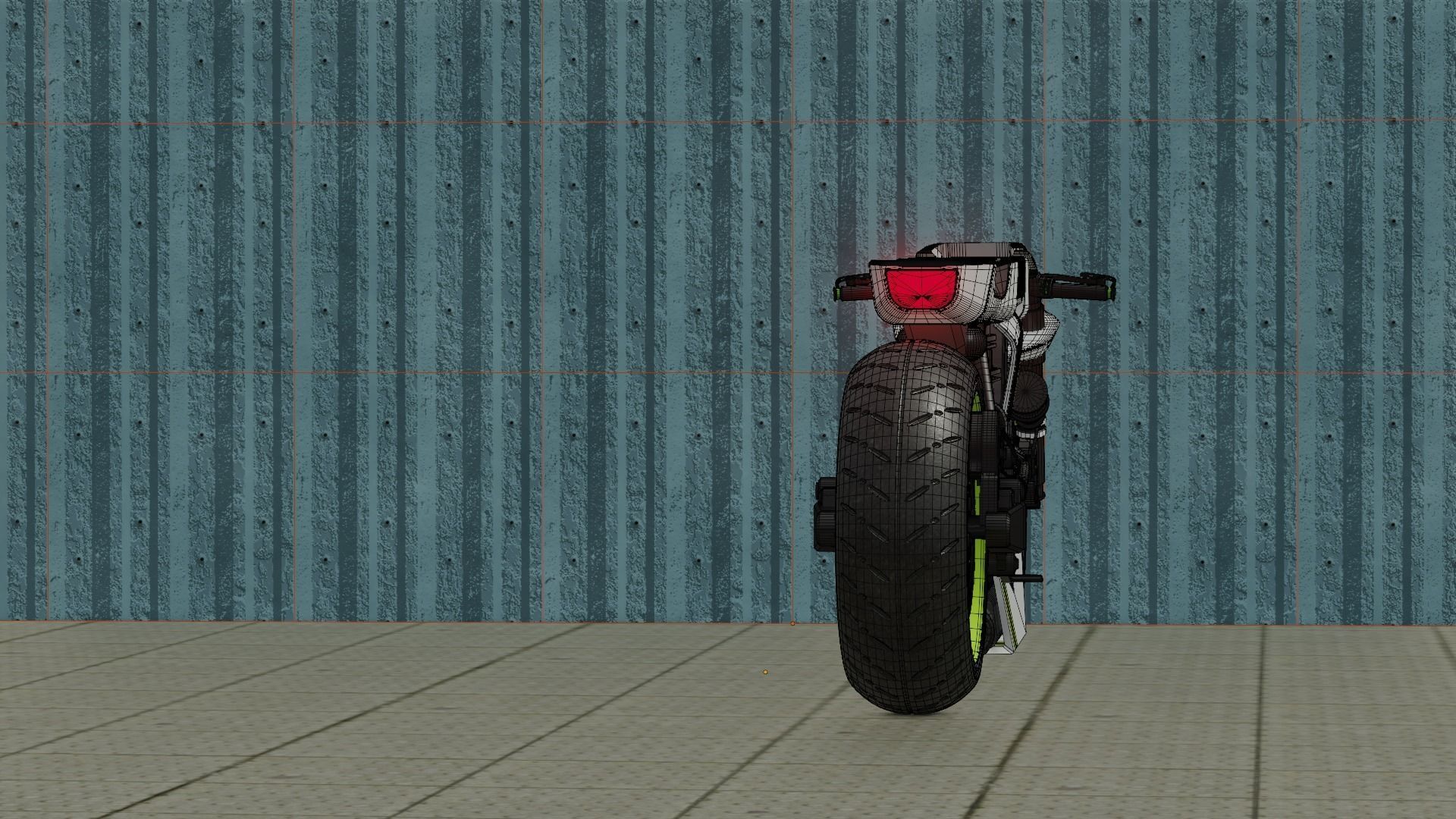 Sci-fi Bike concept 3D model_103