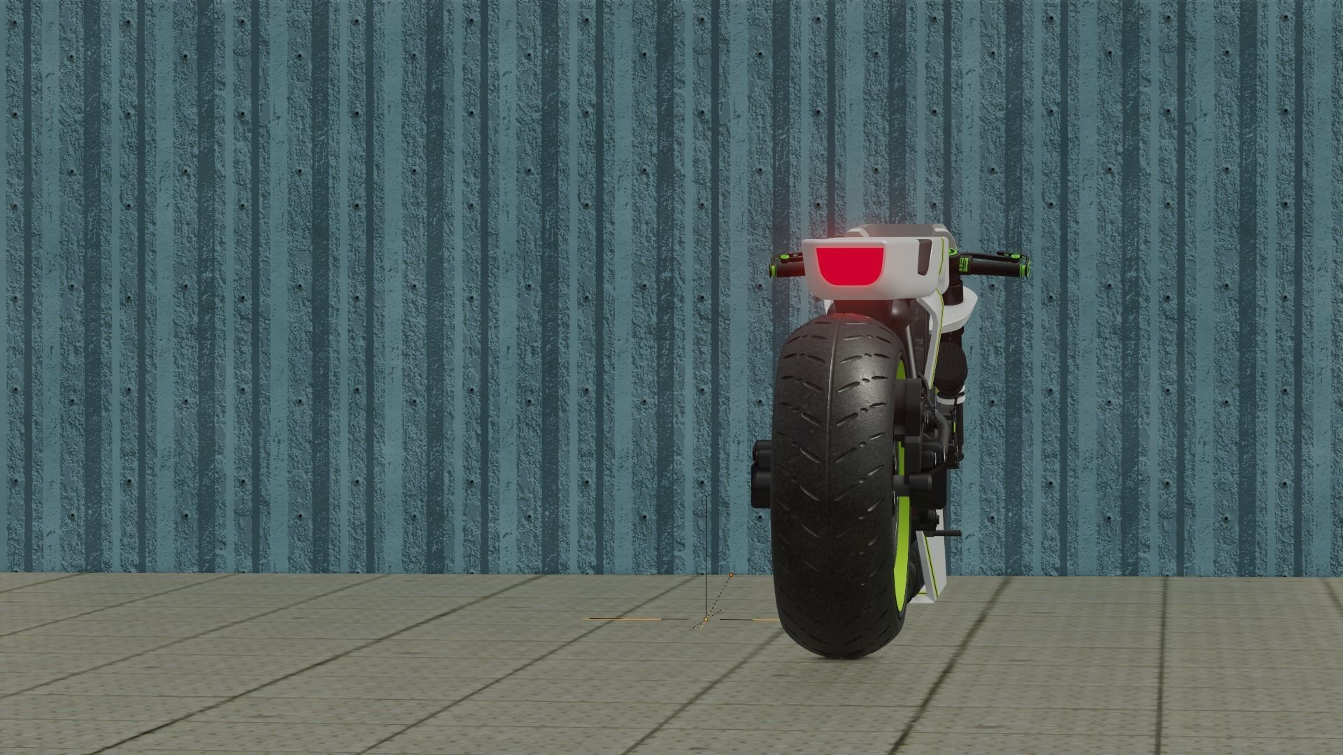 Sci-fi Bike concept 3D model_25