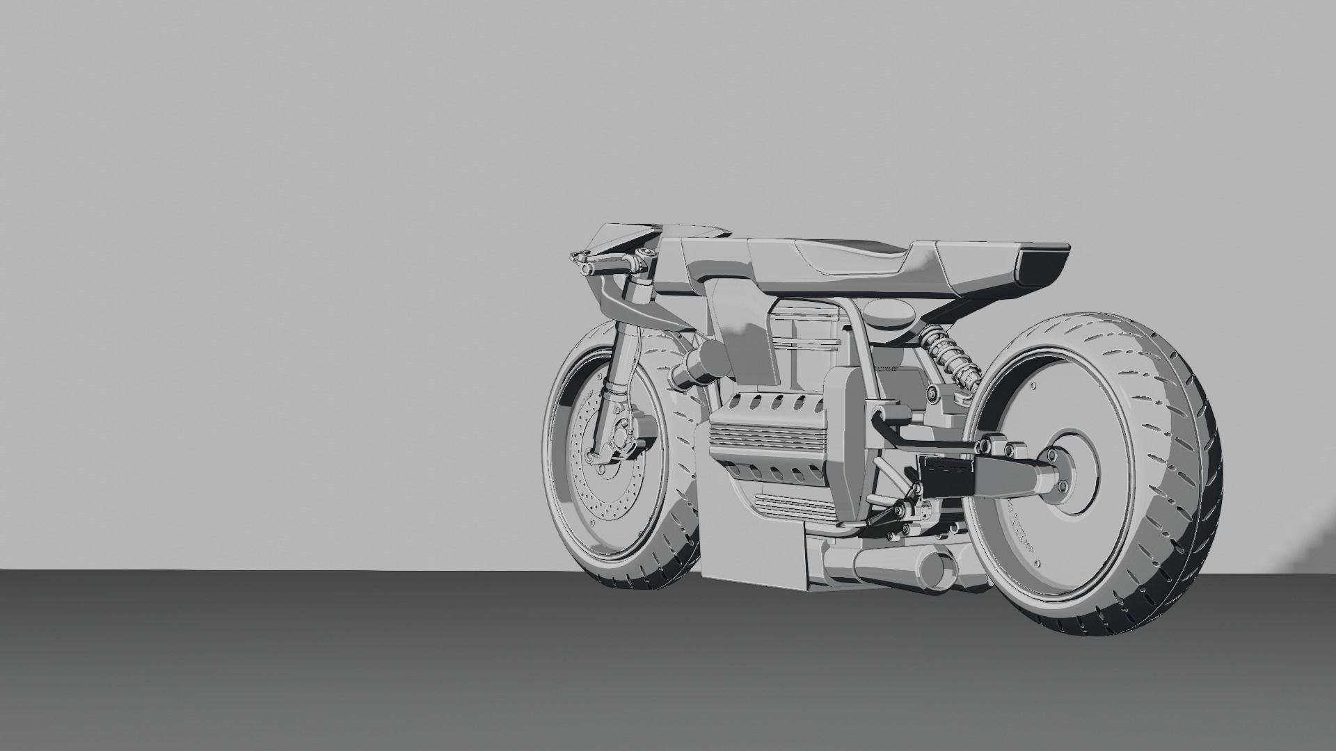 Sci-fi Bike concept 3D model_62