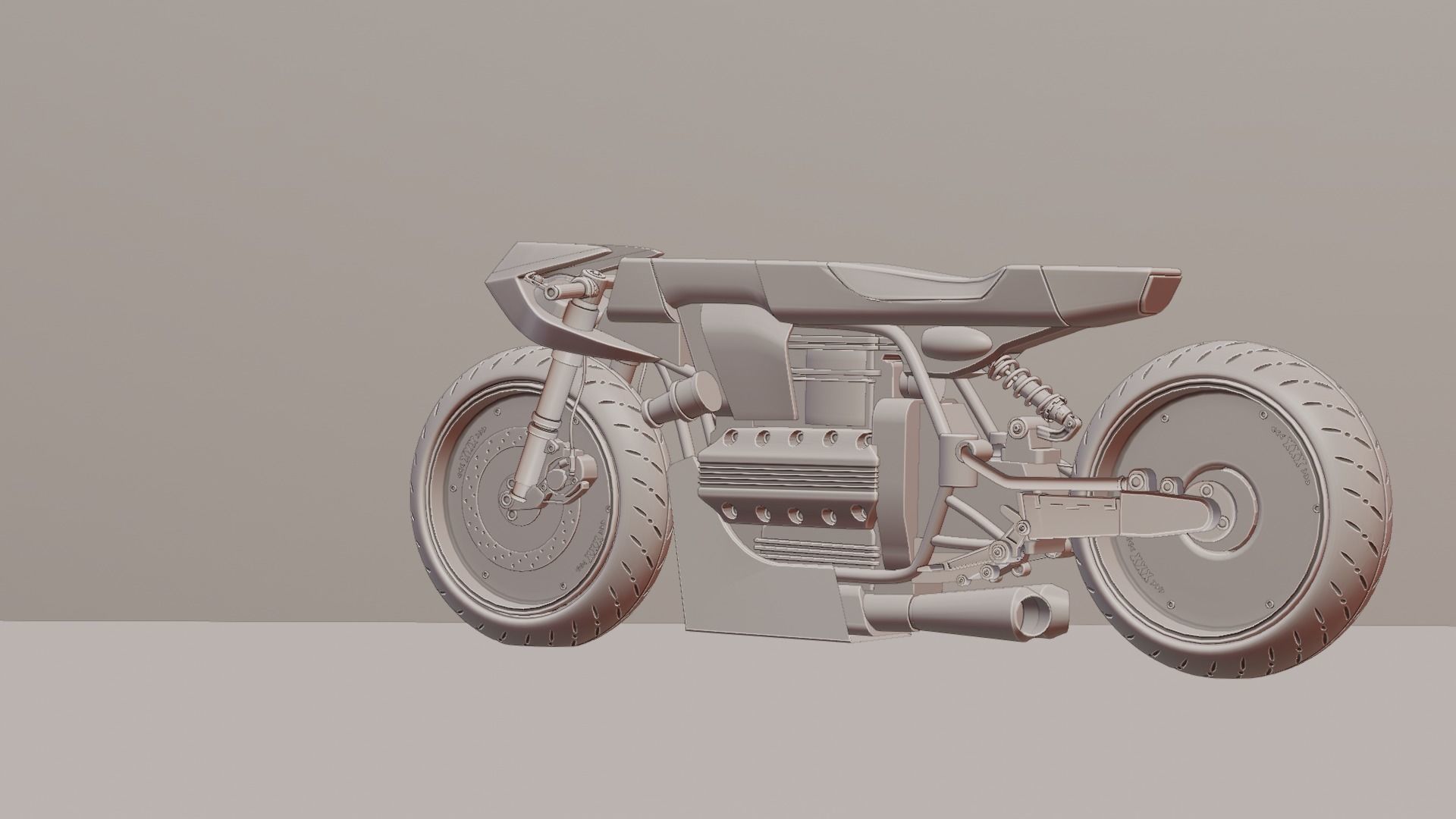 Sci-fi Bike concept 3D model_57