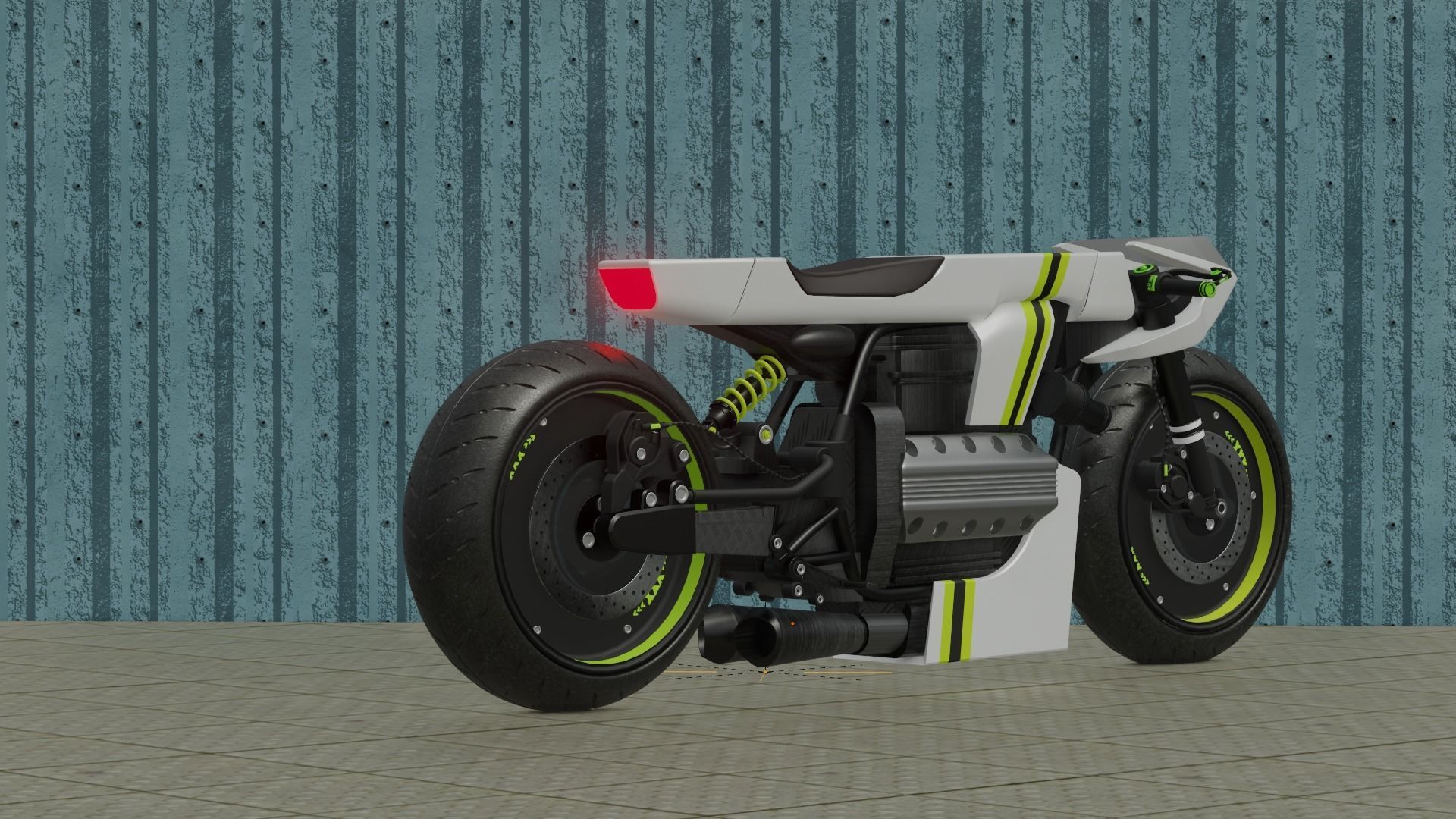 Sci-fi Bike concept 3D model_19