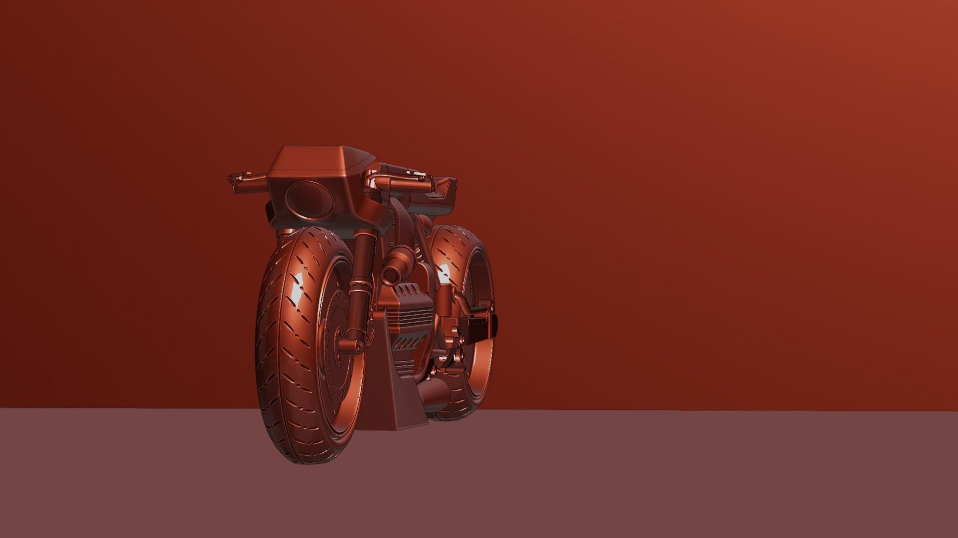 Sci-fi Bike concept 3D model_59