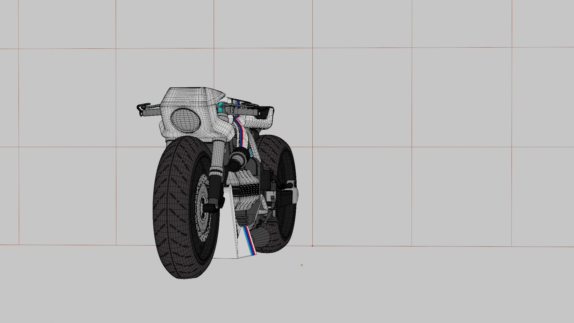 Sci-fi Bike concept 3D model_89
