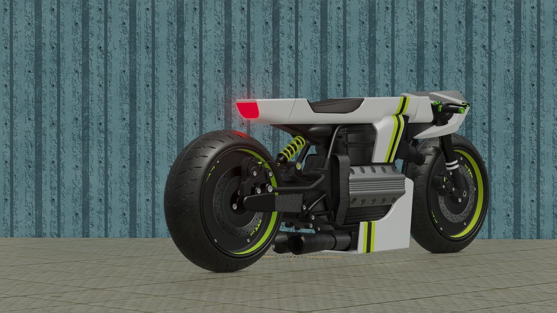 Sci-fi Bike concept 3D model_24