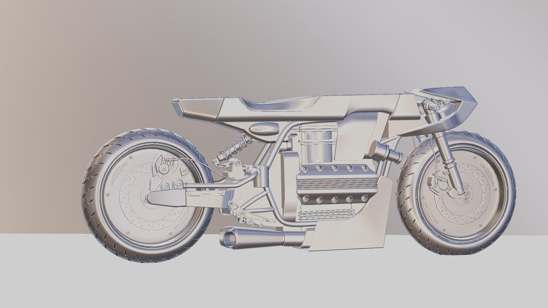 Sci-fi Bike concept 3D model_69