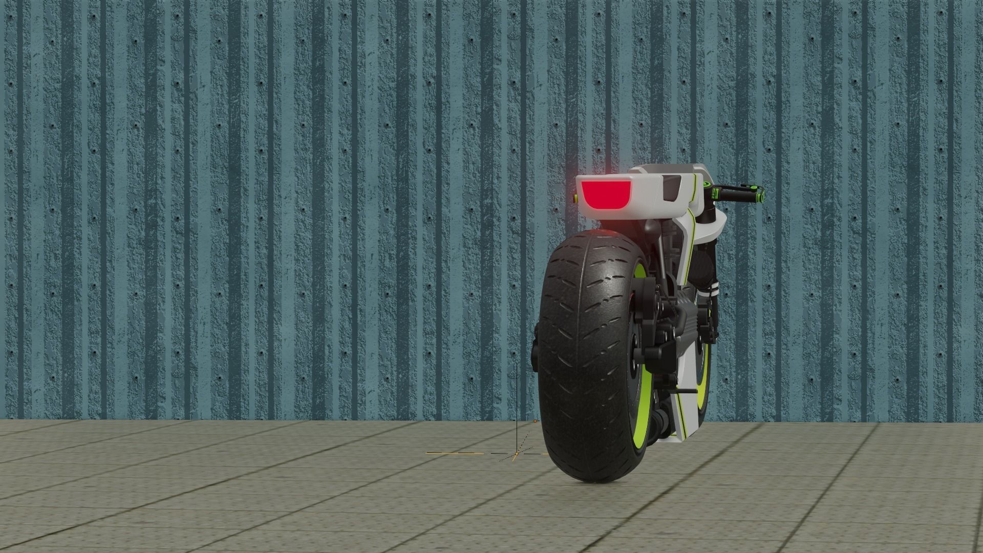 Sci-fi Bike concept 3D model_17