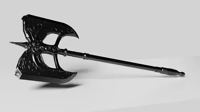 Wuuthrad - Ysgramor Battleaxe - Skyrim 3D print model