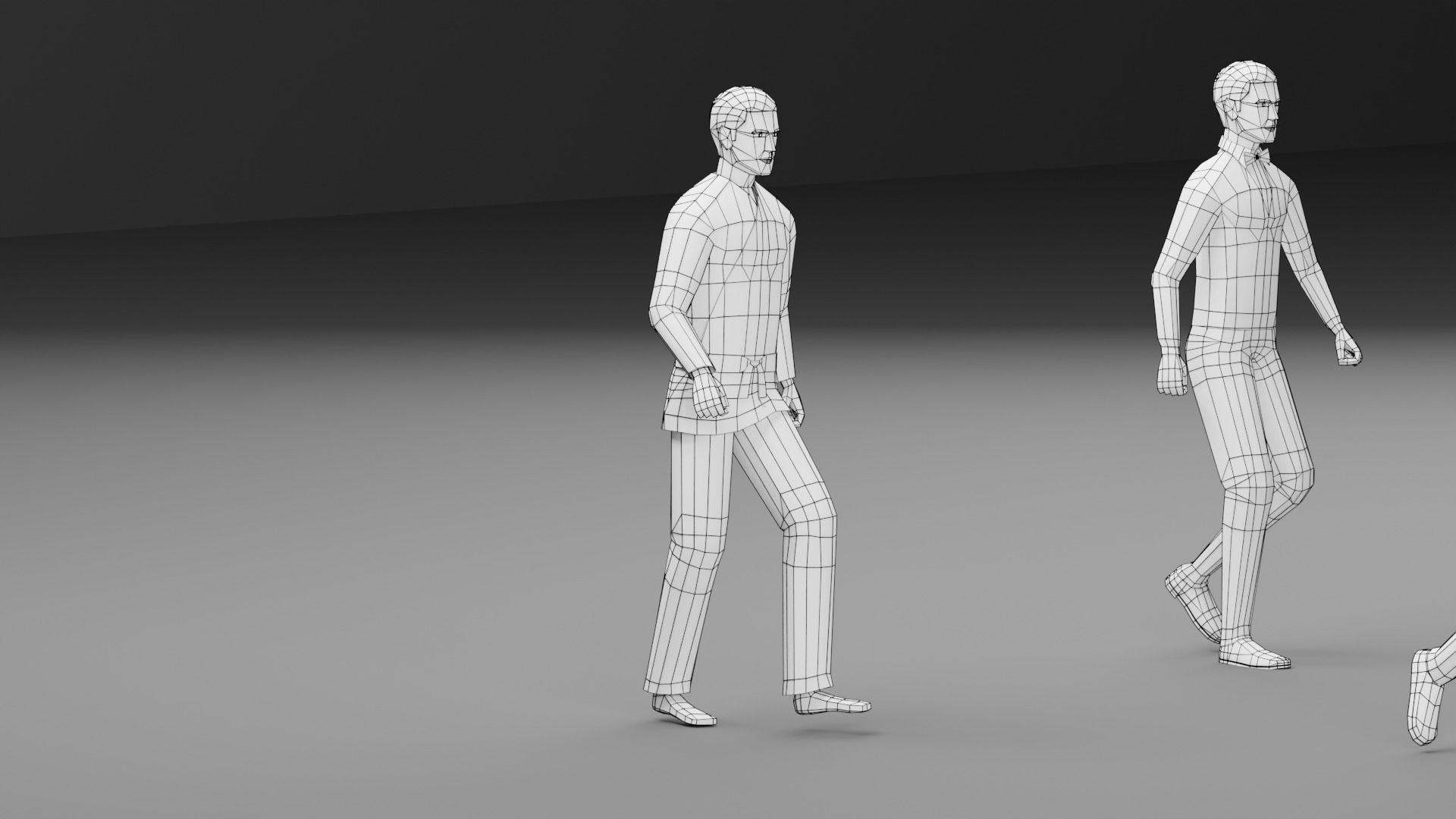 Male Pack 03 - Lowpoly - Rigged Low-poly 3D model_9