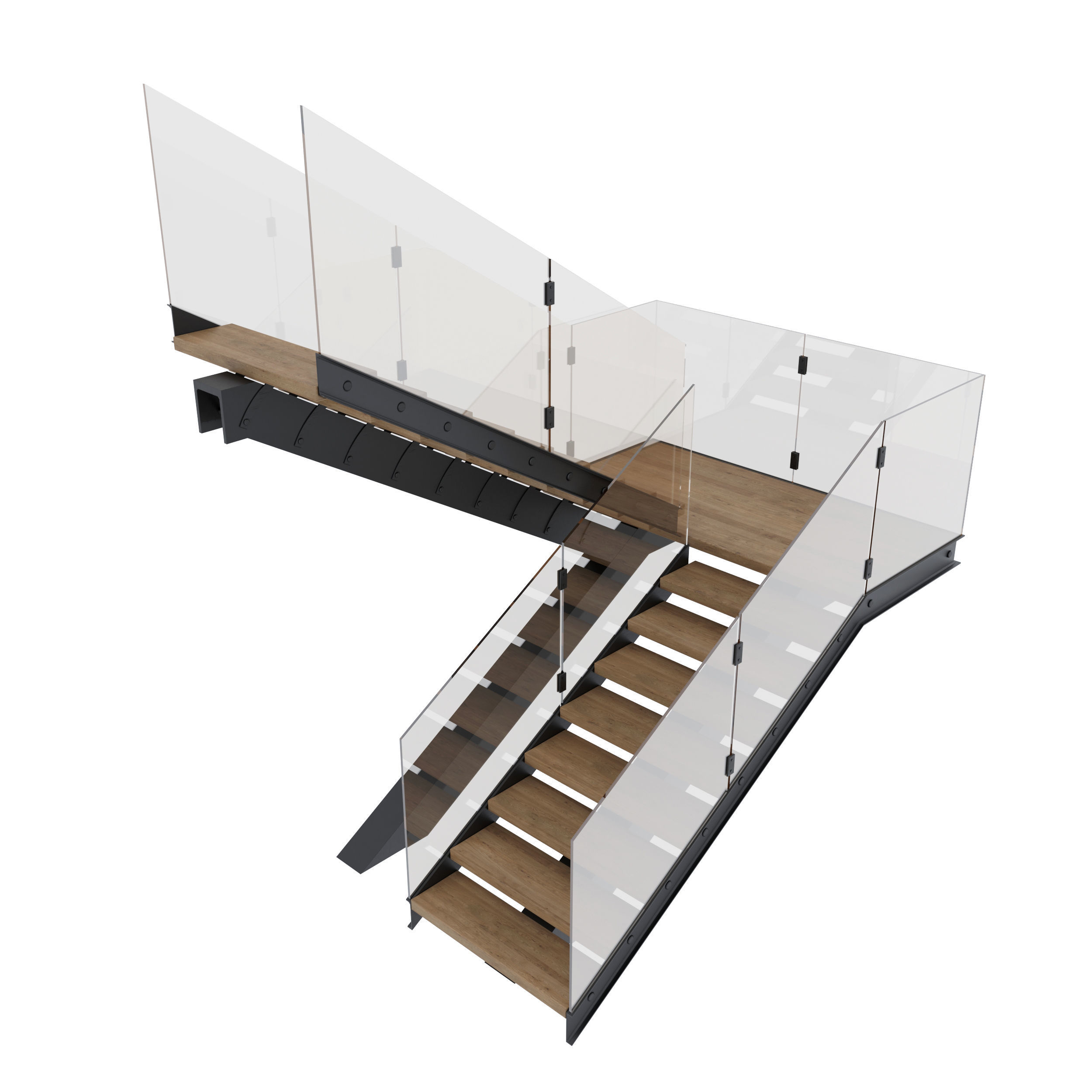 Stairs 6 3D model_1