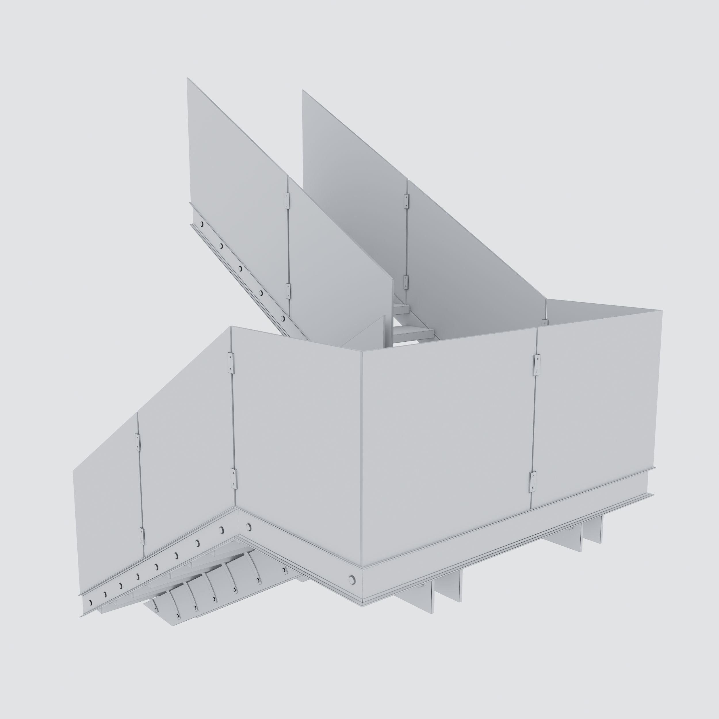 Stairs 6 3D model_3