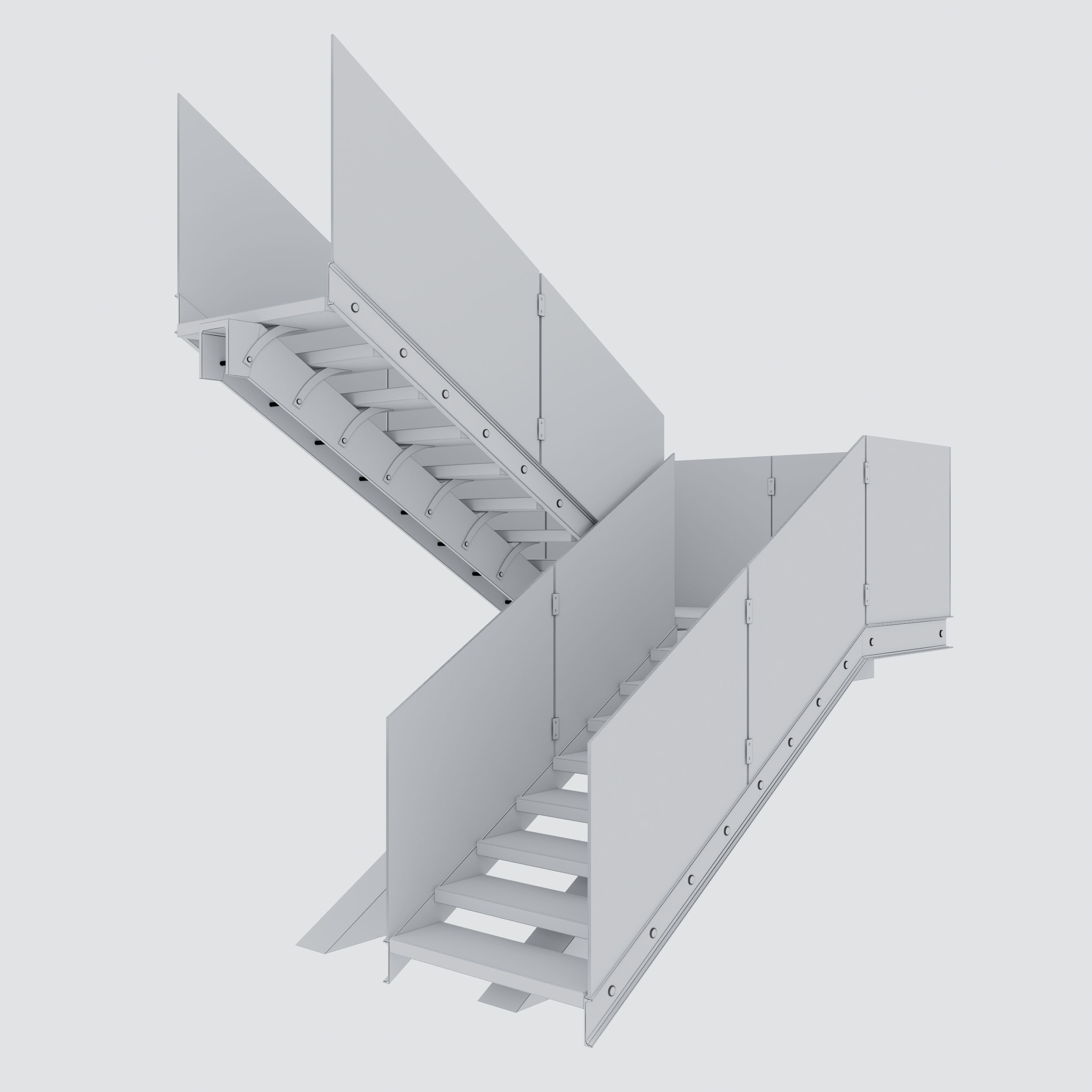 Stairs 6 3D model_4