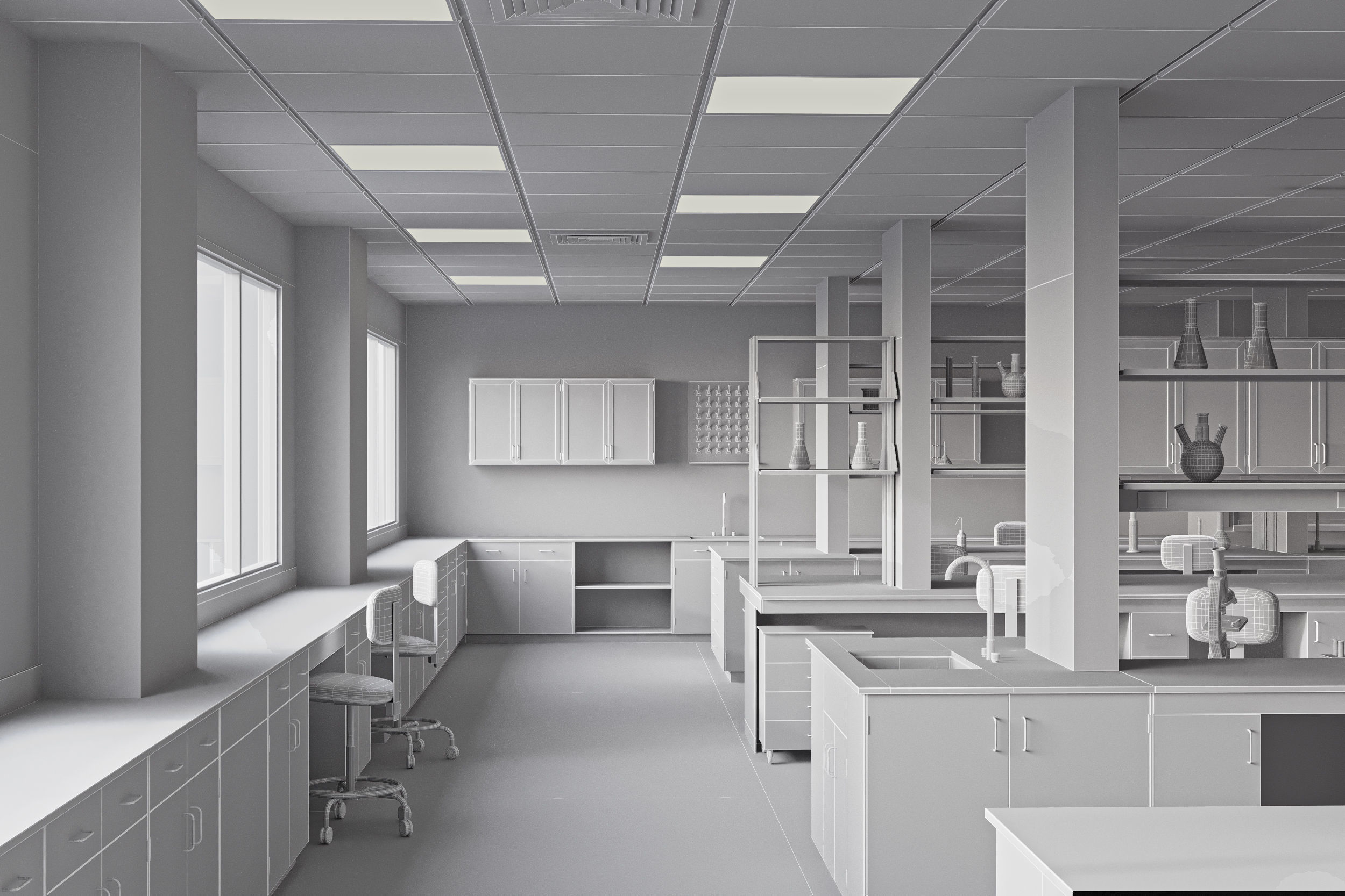 Laboratory 3D model 3D model_12