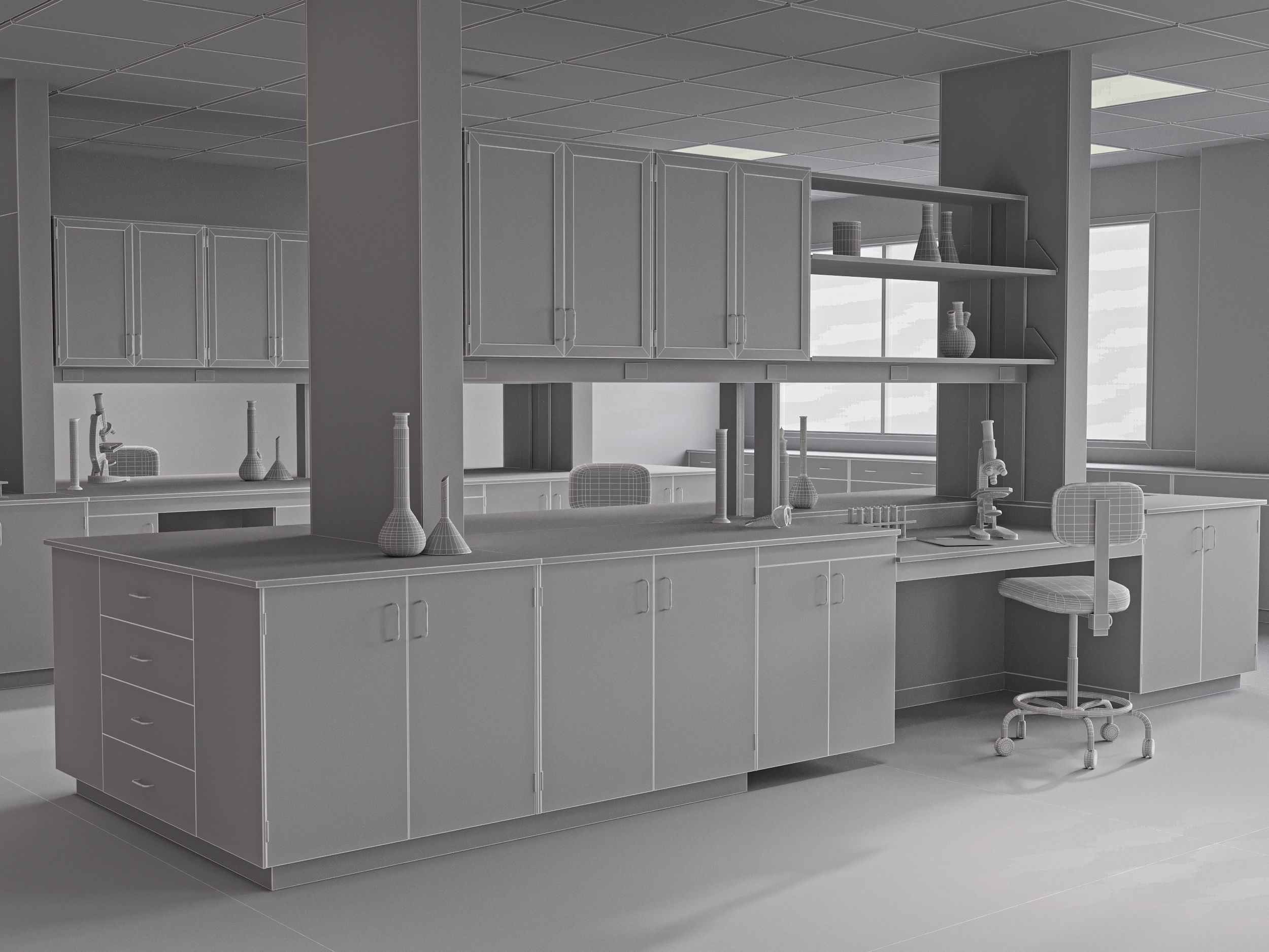 Laboratory 3D model 3D model_10