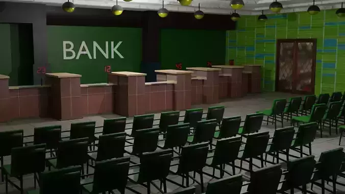 Bank Interior 