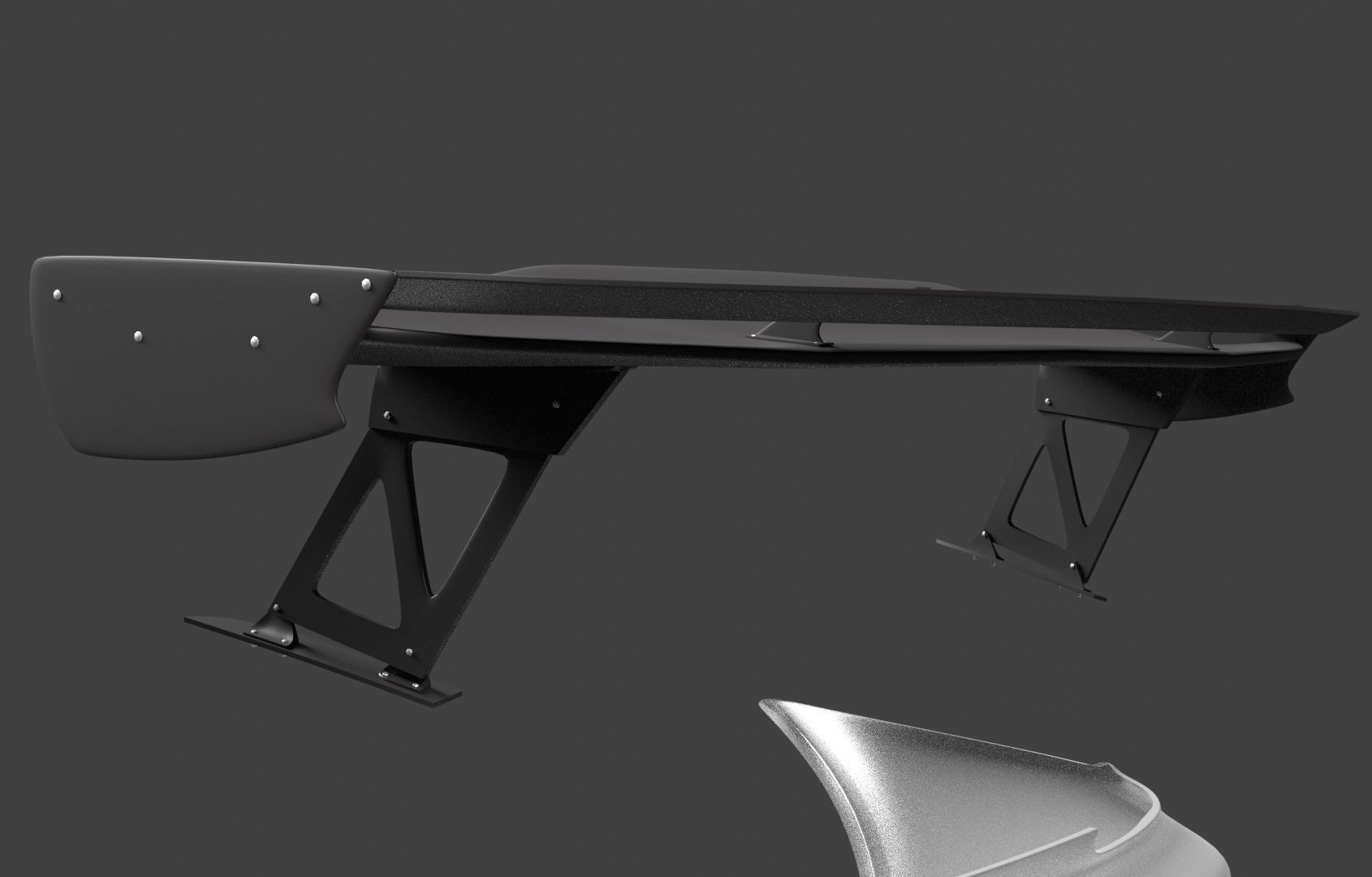 JS Racing Type S S2000 AP1 Low-poly 3D model_4