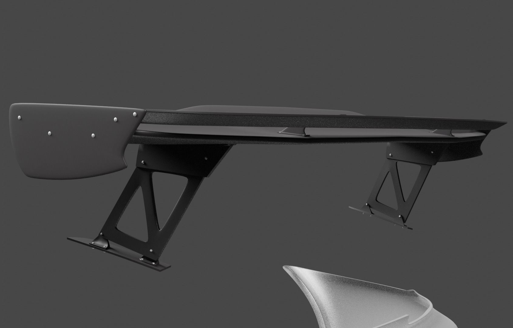 JS Racing Type S S2000 AP1 Low-poly 3D model_8